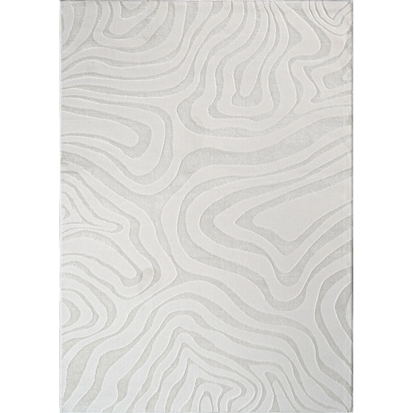 3D Shaggy Hand-tufted Polyester Modern Area Rug