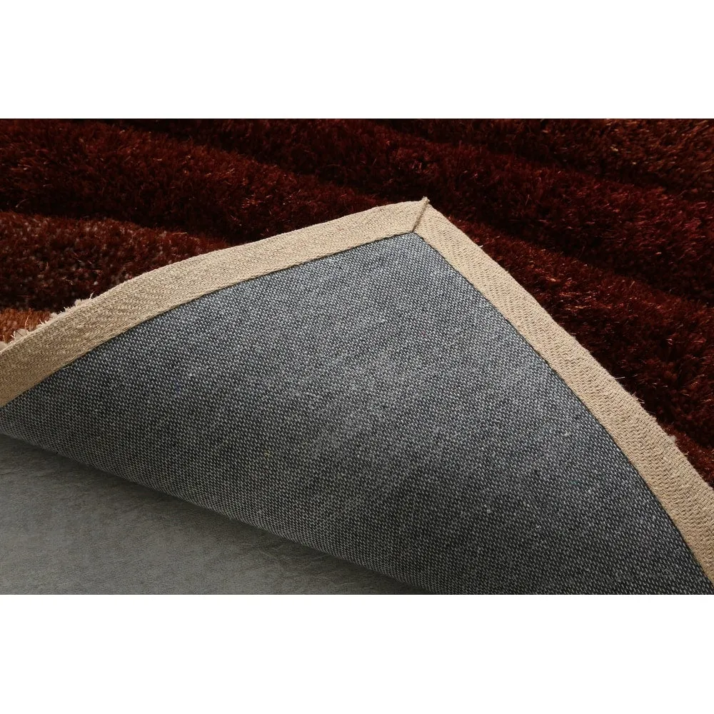 3D Shaggy Hand-tufted Polyester Modern Area Rug