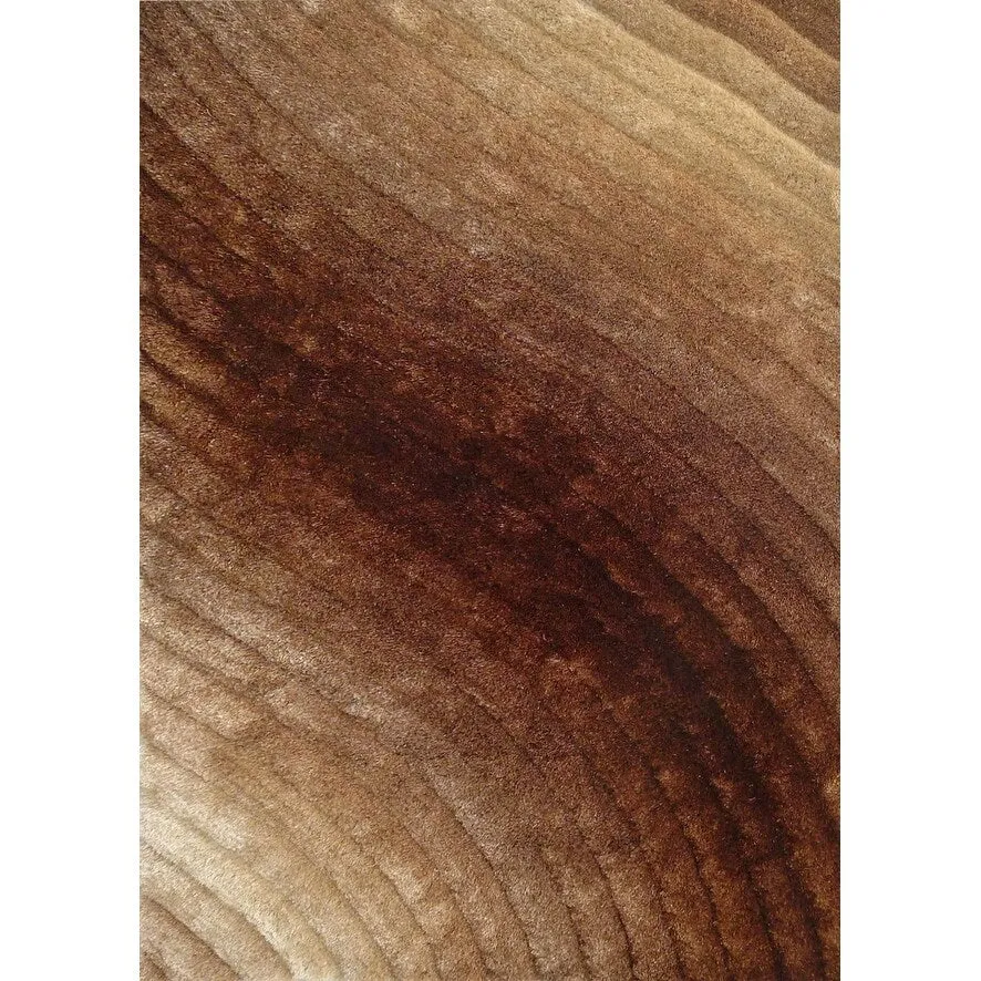 3D Shaggy Hand-tufted Polyester Modern Area Rug