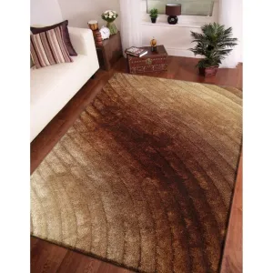3D Shaggy Hand-tufted Polyester Modern Area Rug