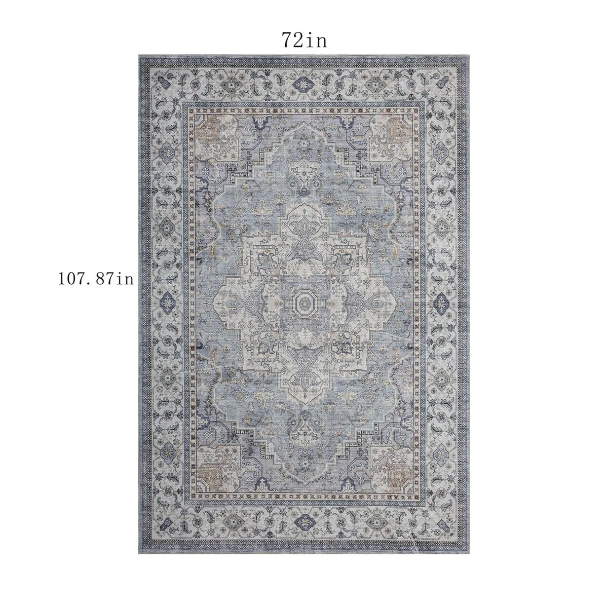 6' x 9'Imitation cashmere carpet For Livingroom(Area Rugs) - 6' x 9'
