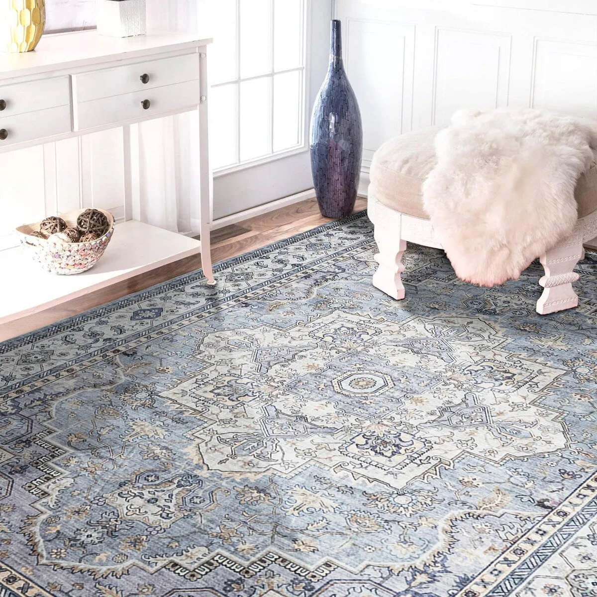 6' x 9'Imitation cashmere carpet For Livingroom(Area Rugs) - 6' x 9'