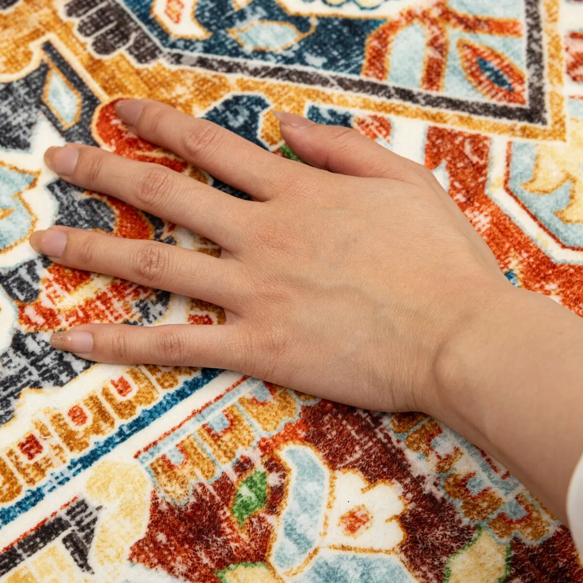6' x 9'Pearl velvet carpet For Livingroom(Area Rugs) - 6' x 9'