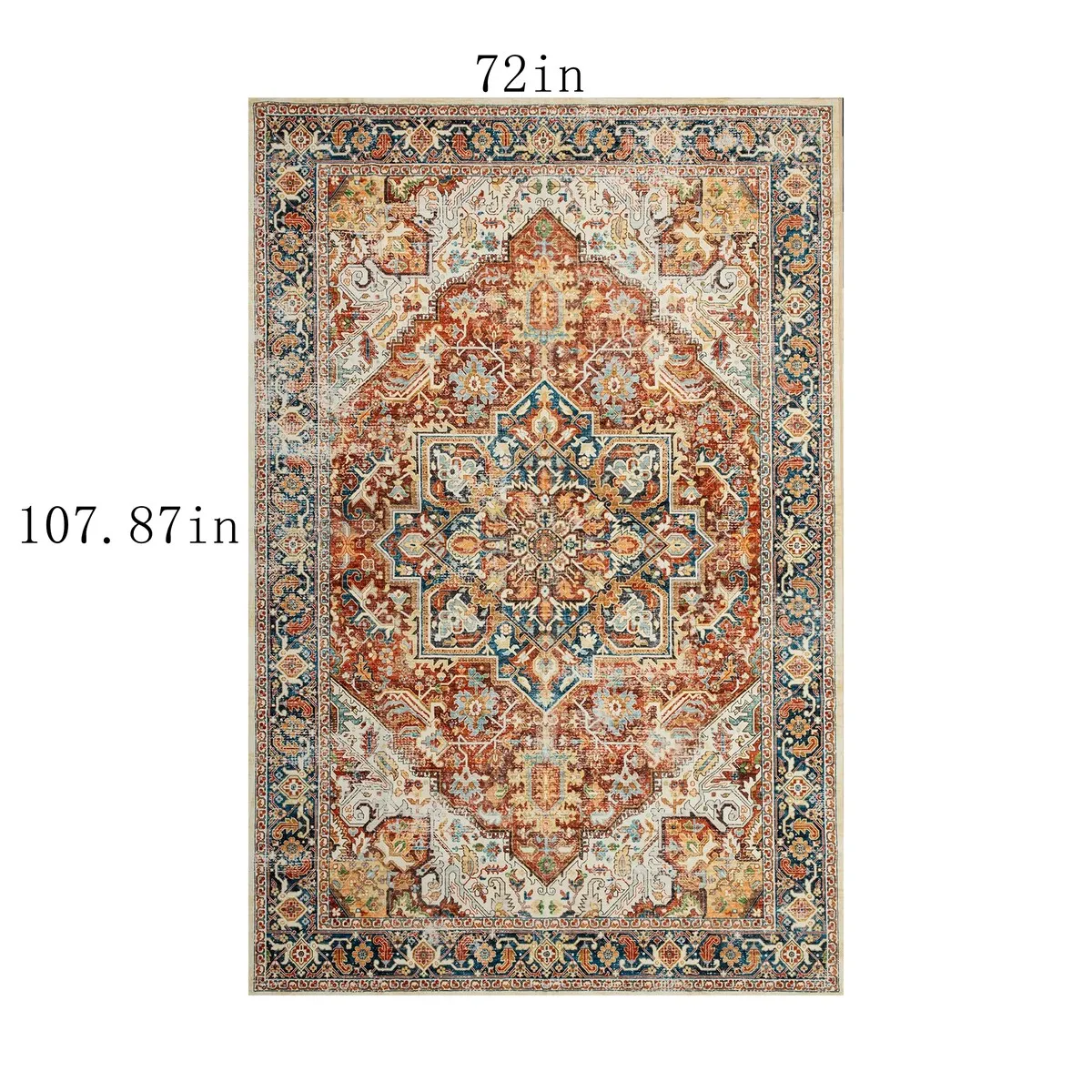 6' x 9'Pearl velvet carpet For Livingroom(Area Rugs) - 6' x 9'