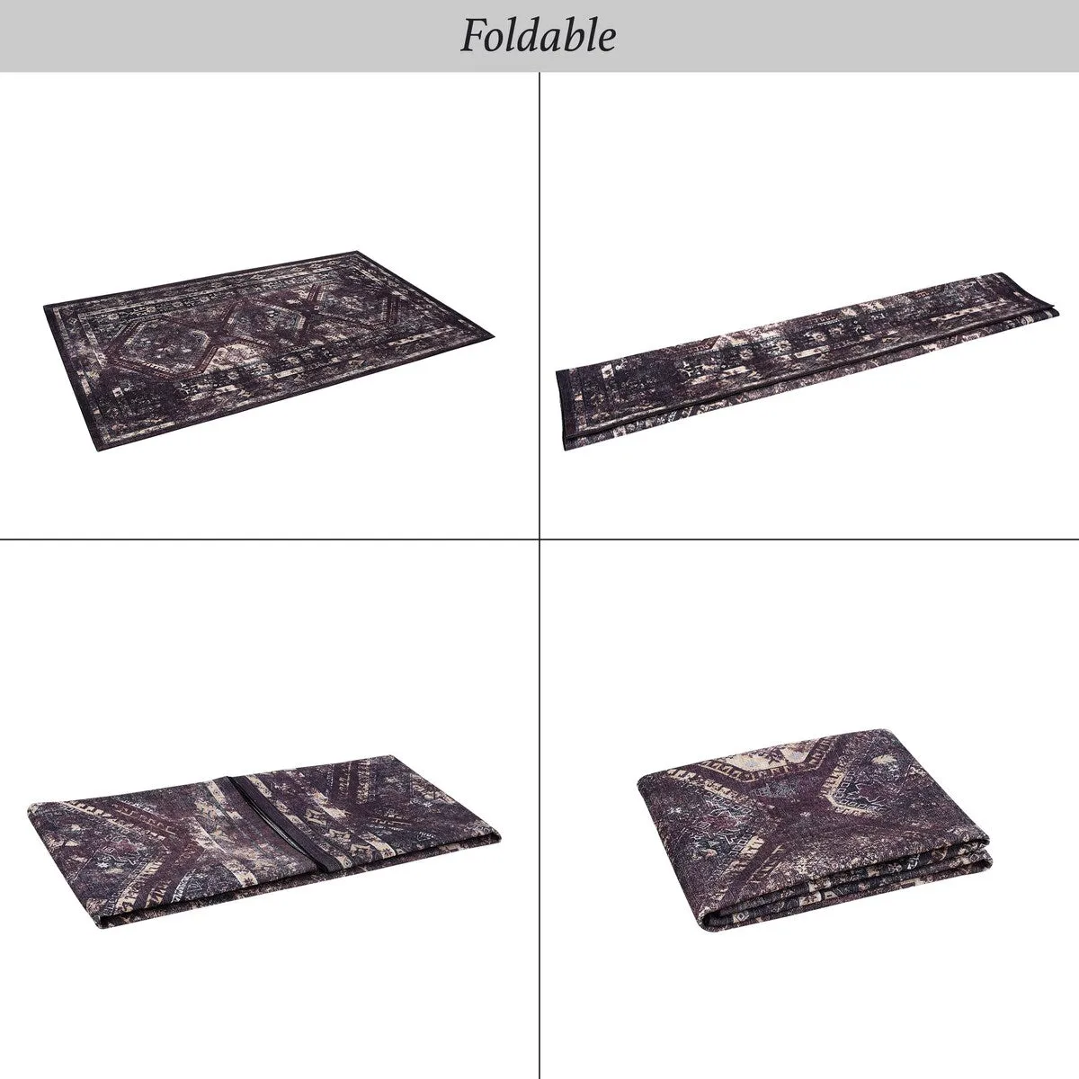 8x10 Area Rugs Machine Washable Rugs Living Room Rugs for Bedroom Laundry Room Kitchen Non Slip Carpet Abstract Soft Low