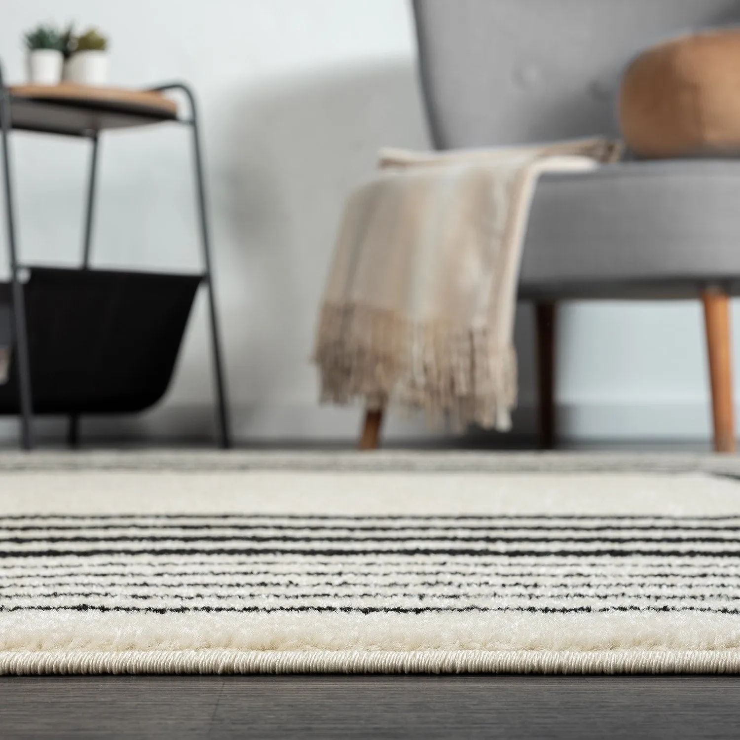 Abani Rugs Deco DEC510A Modern Linear Area Rug