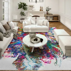 Addison Indoor/ Outdoor Karina Abstract Washable Area Rug