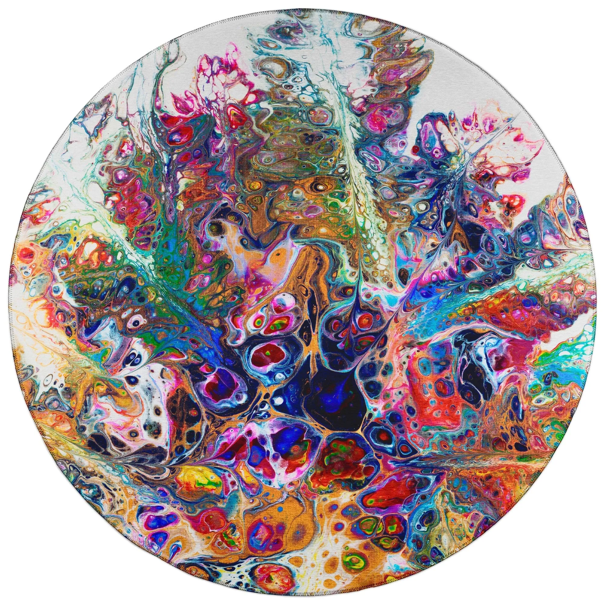Addison Indoor/ Outdoor Karina Abstract Washable Area Rug