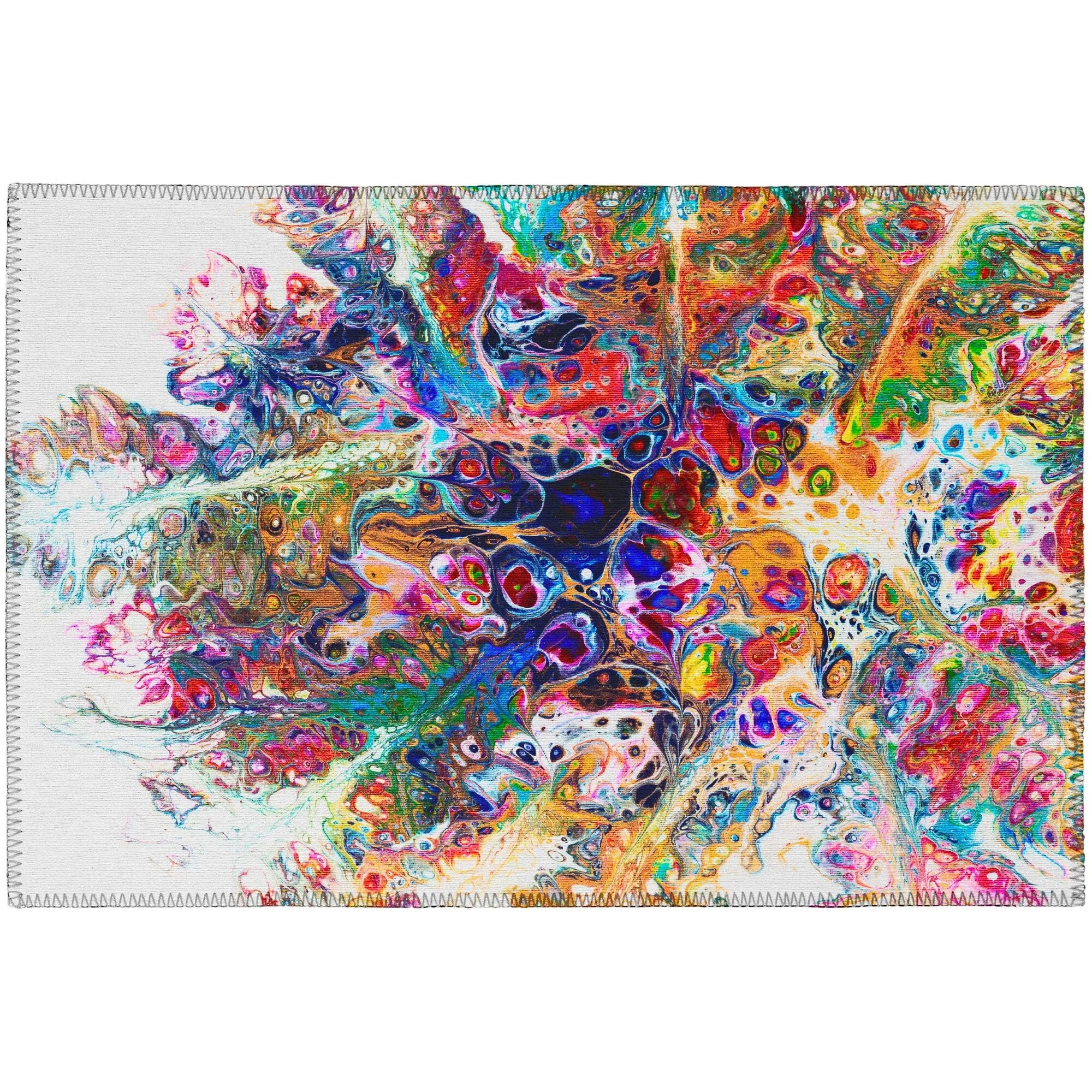 Addison Indoor/ Outdoor Karina Abstract Washable Area Rug