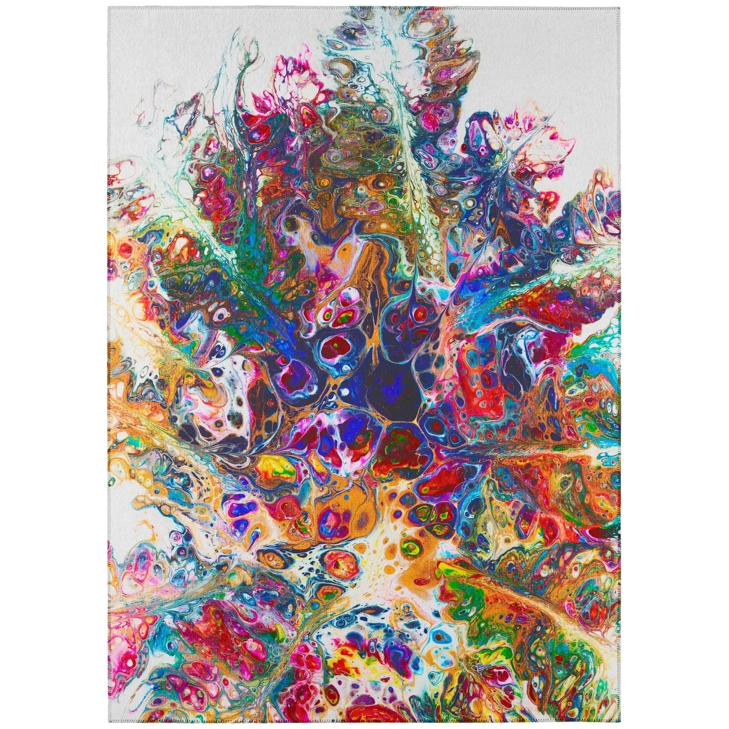 Addison Indoor/ Outdoor Karina Abstract Washable Area Rug
