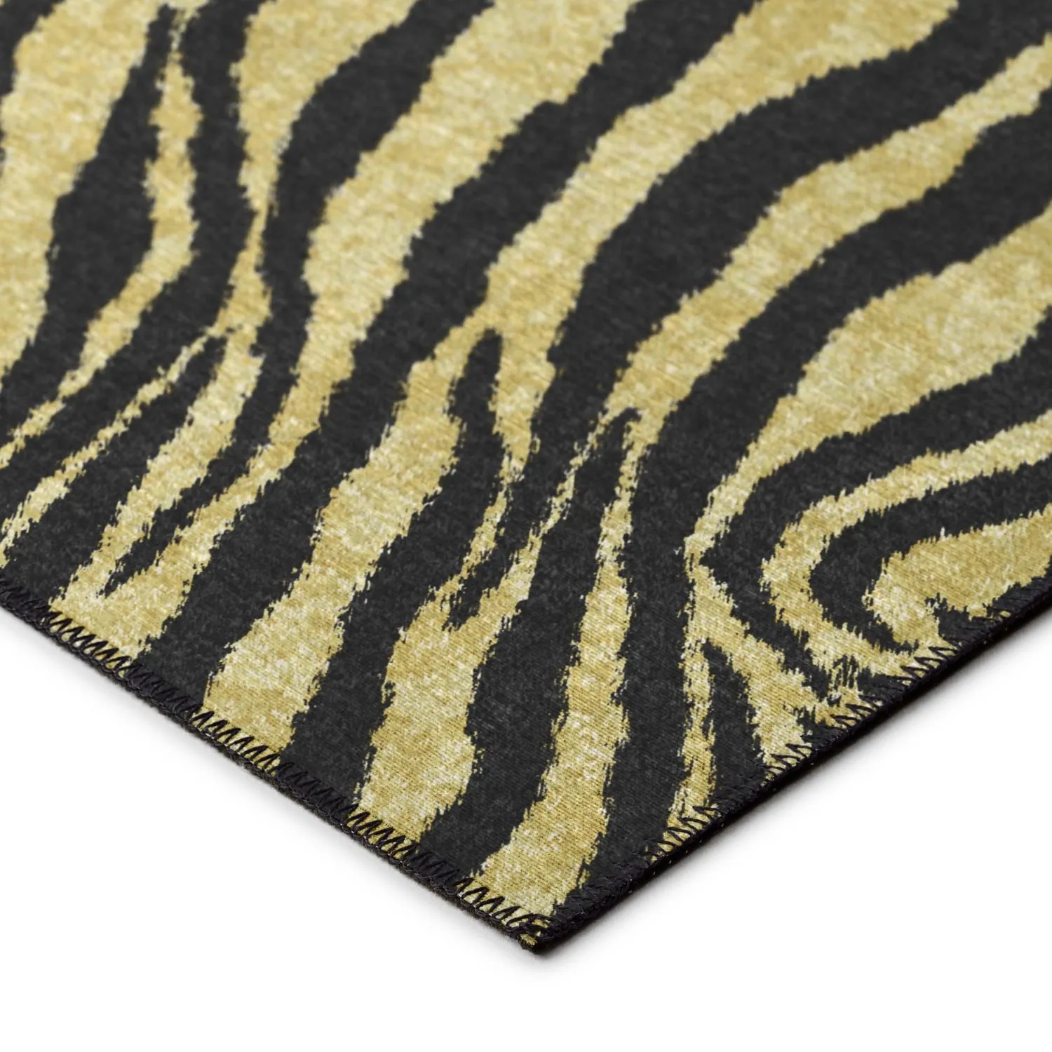 Addison Indoor/ Outdoor Safari Zebra Animal Print Washable Area Rug