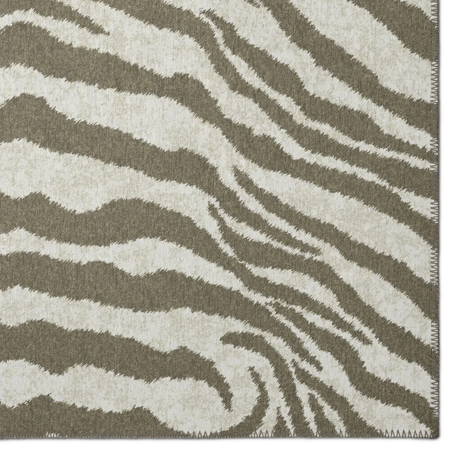 Addison Indoor/ Outdoor Safari Zebra Animal Print Washable Area Rug