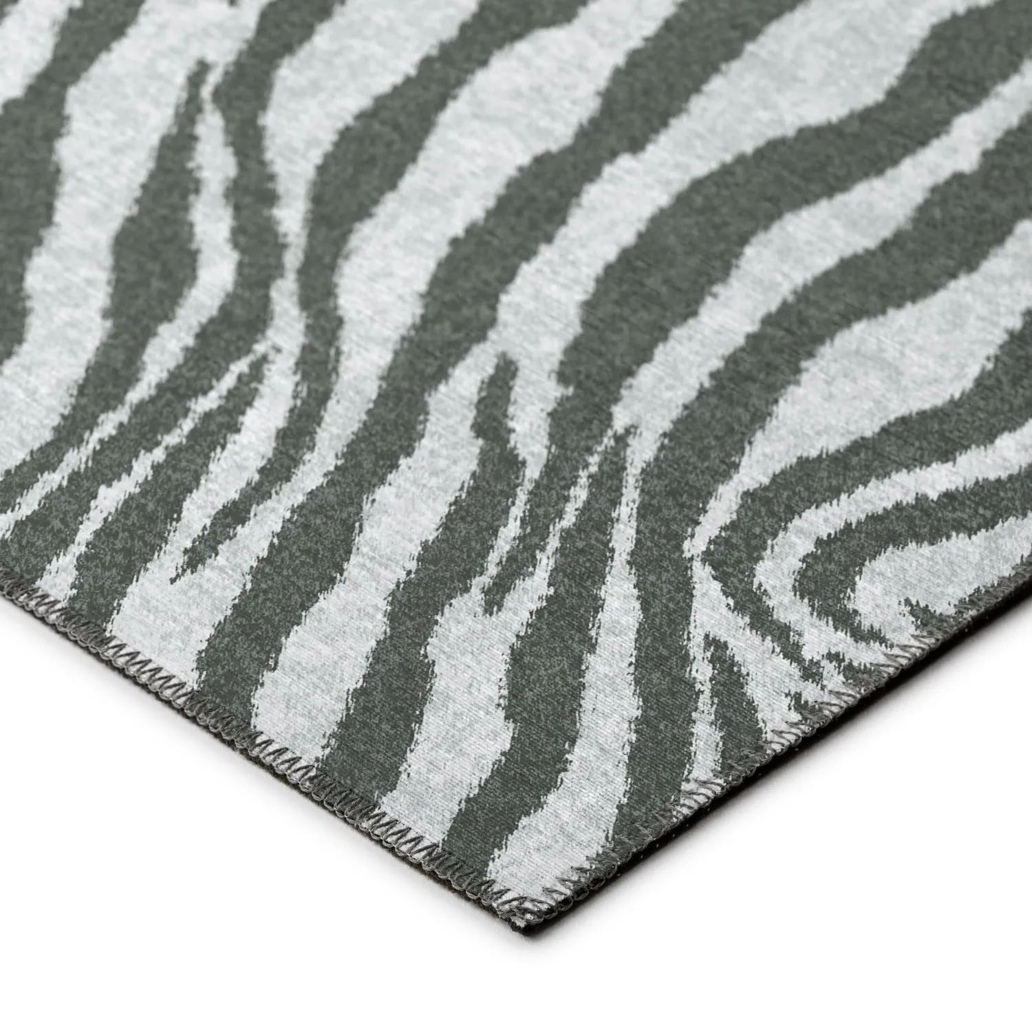 Addison Indoor/ Outdoor Safari Zebra Animal Print Washable Area Rug