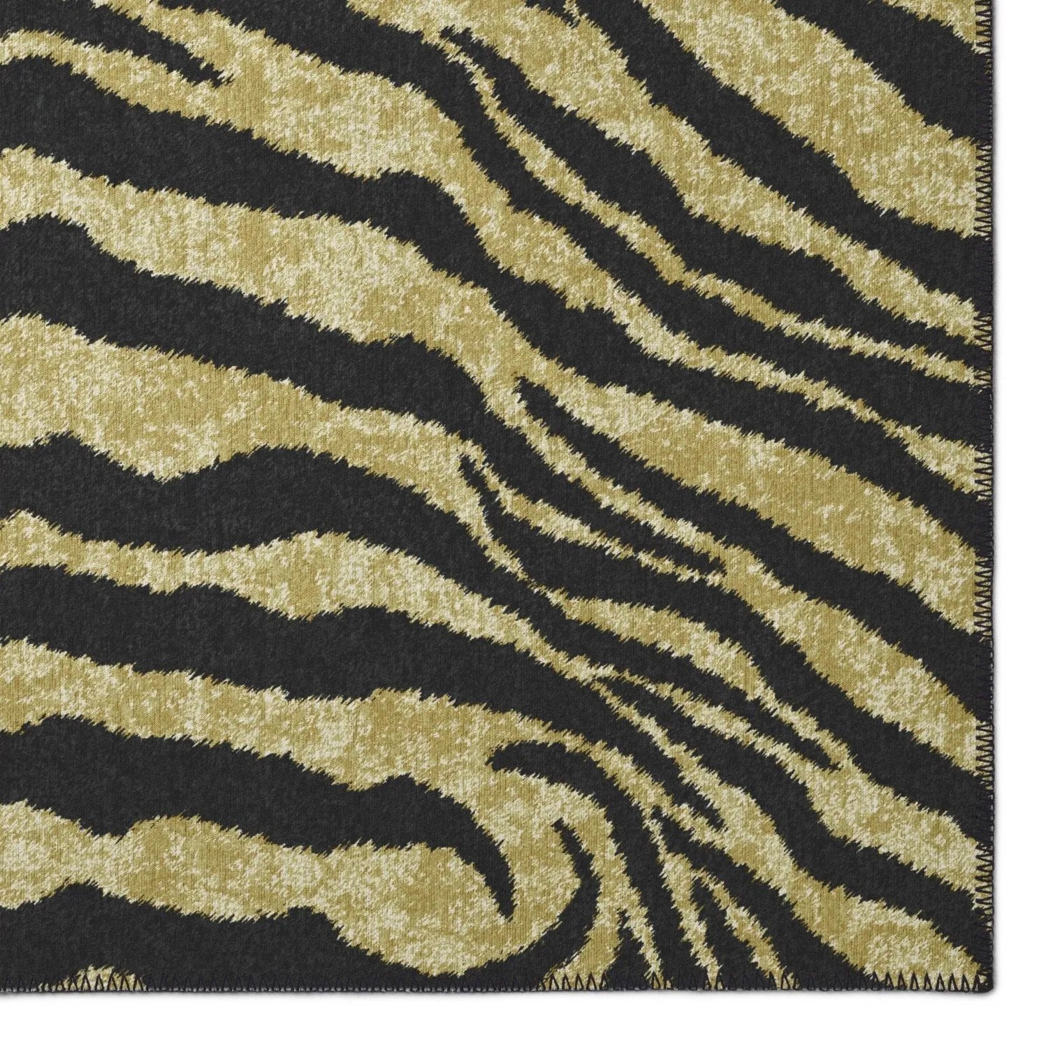 Addison Indoor/ Outdoor Safari Zebra Animal Print Washable Area Rug
