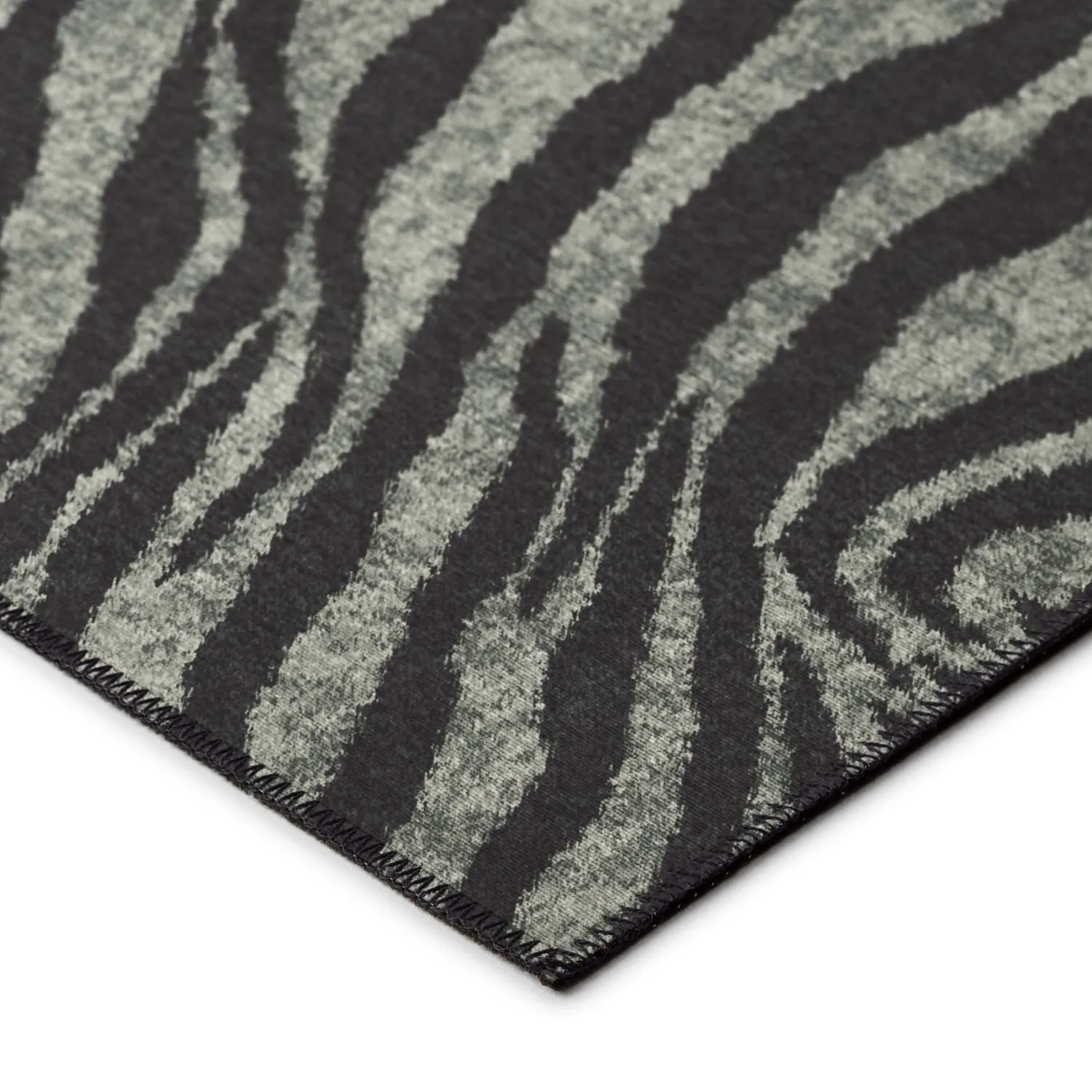 Addison Indoor/ Outdoor Safari Zebra Animal Print Washable Area Rug