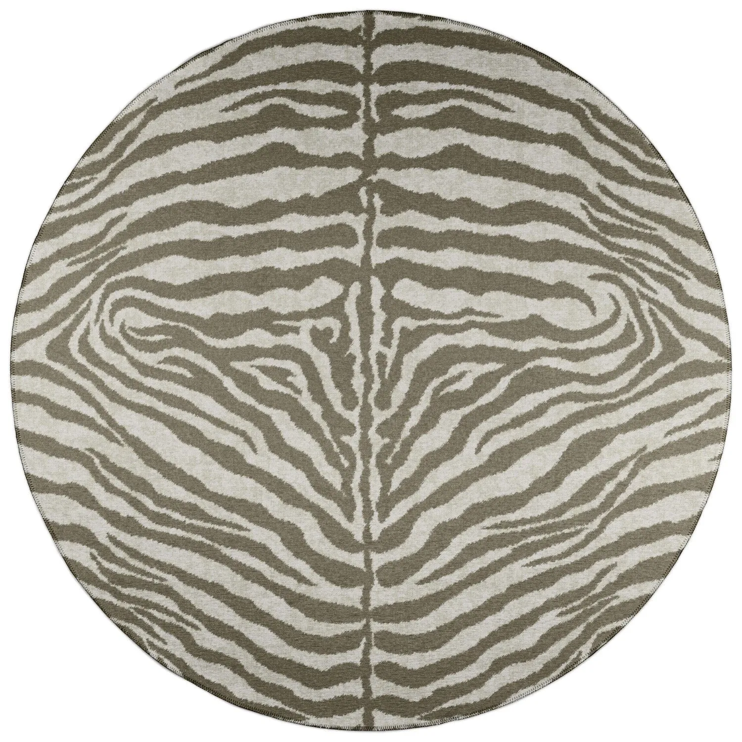 Addison Indoor/ Outdoor Safari Zebra Animal Print Washable Area Rug