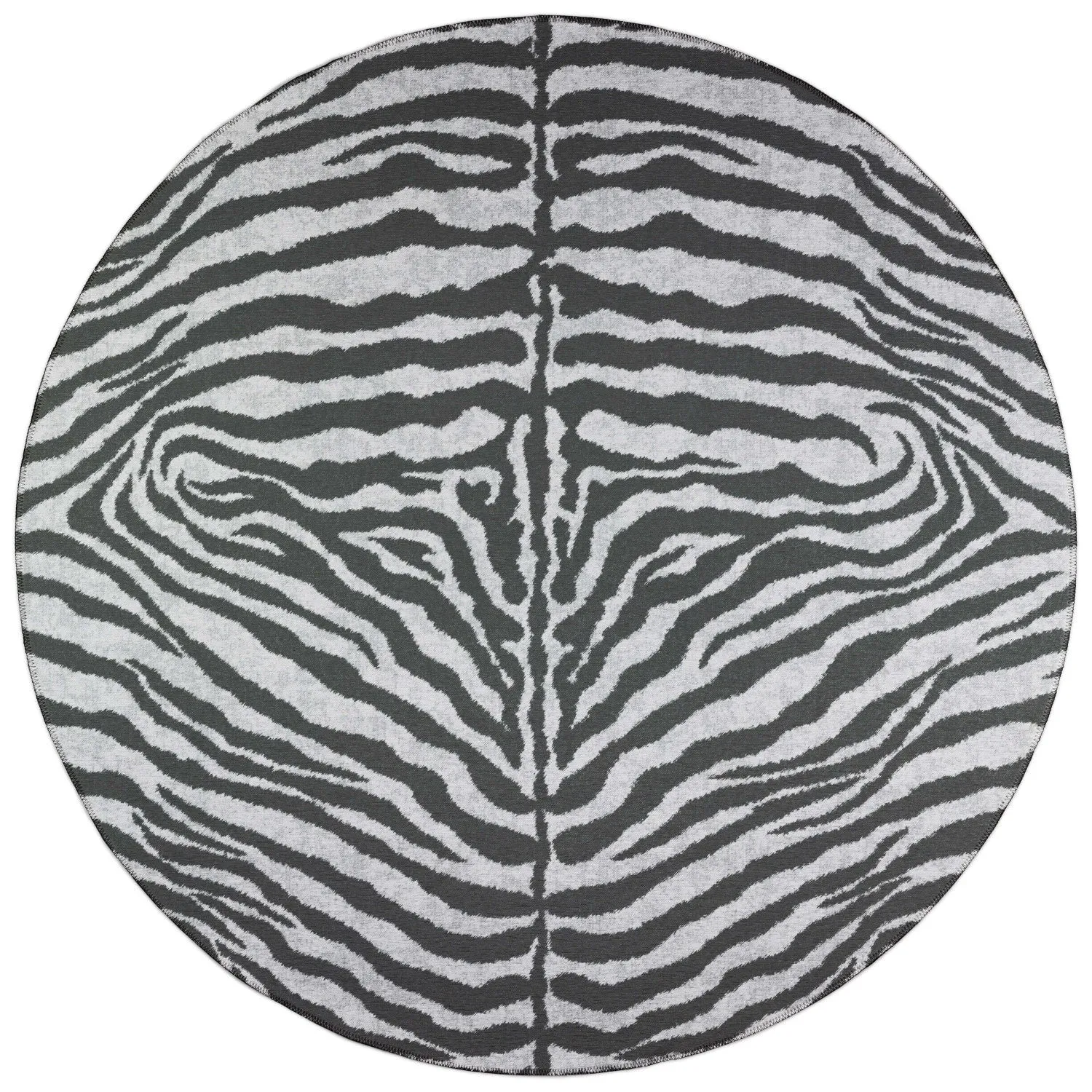 Addison Indoor/ Outdoor Safari Zebra Animal Print Washable Area Rug