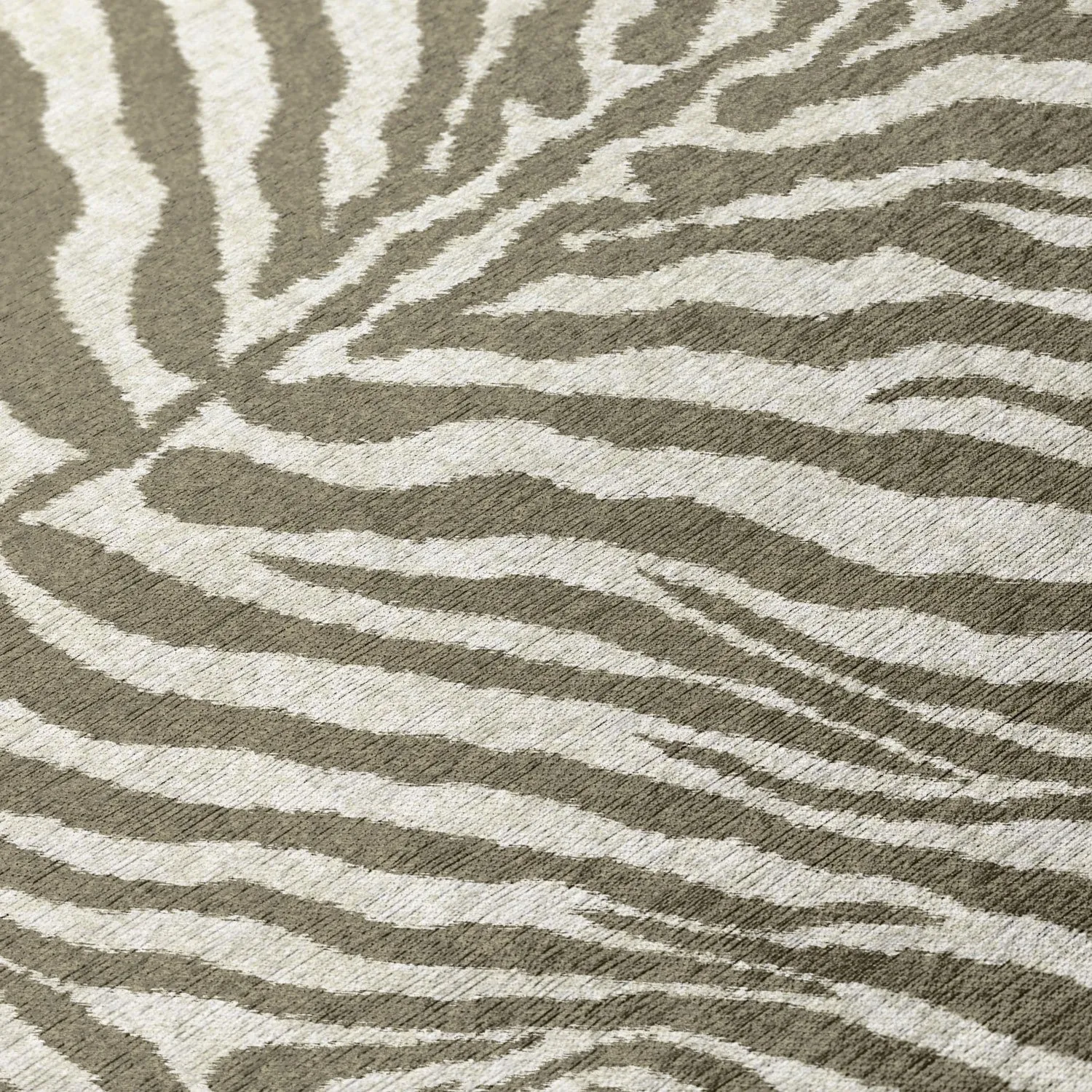 Addison Indoor/ Outdoor Safari Zebra Animal Print Washable Area Rug