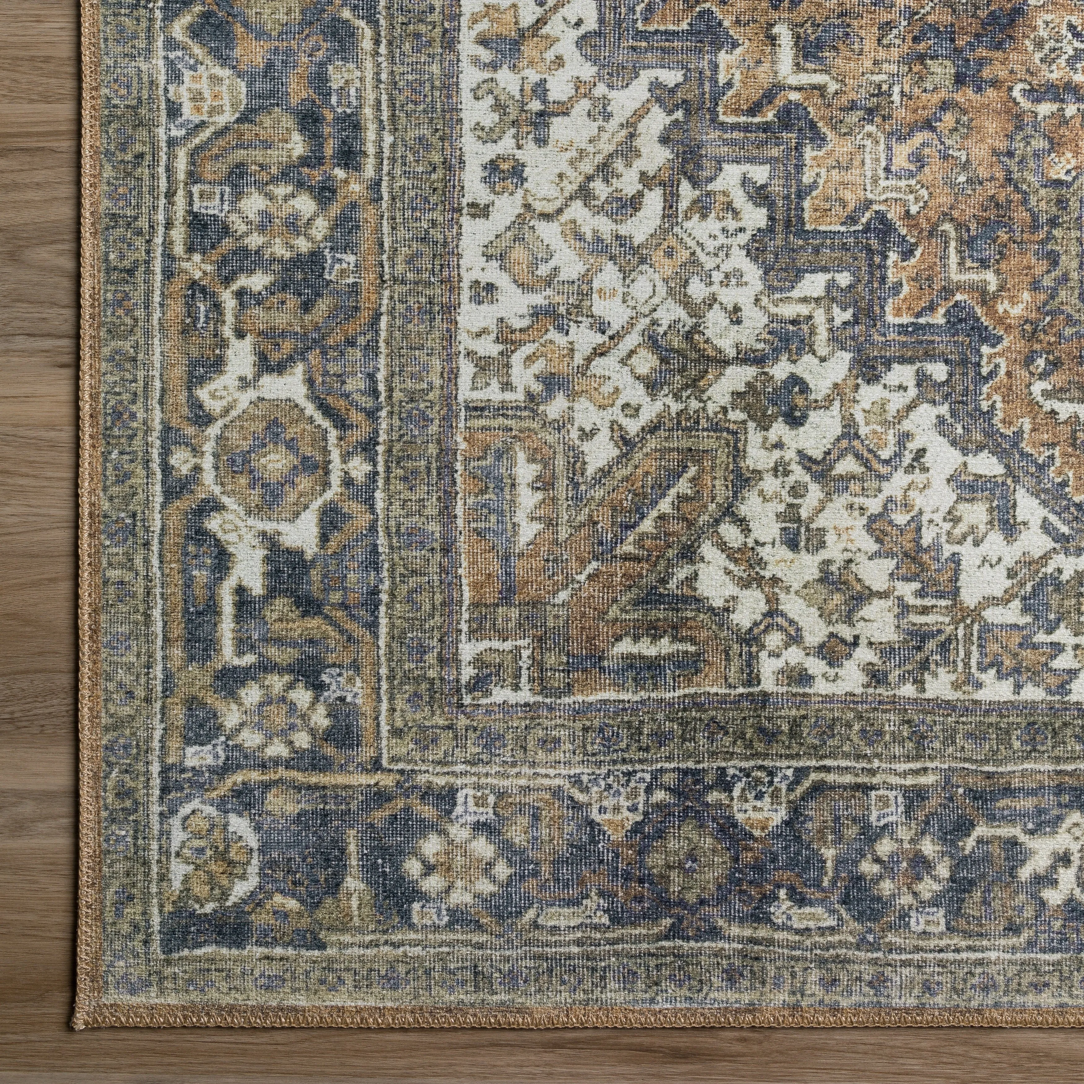 Addison Kensington Vintage Persian Non-Skid Rug