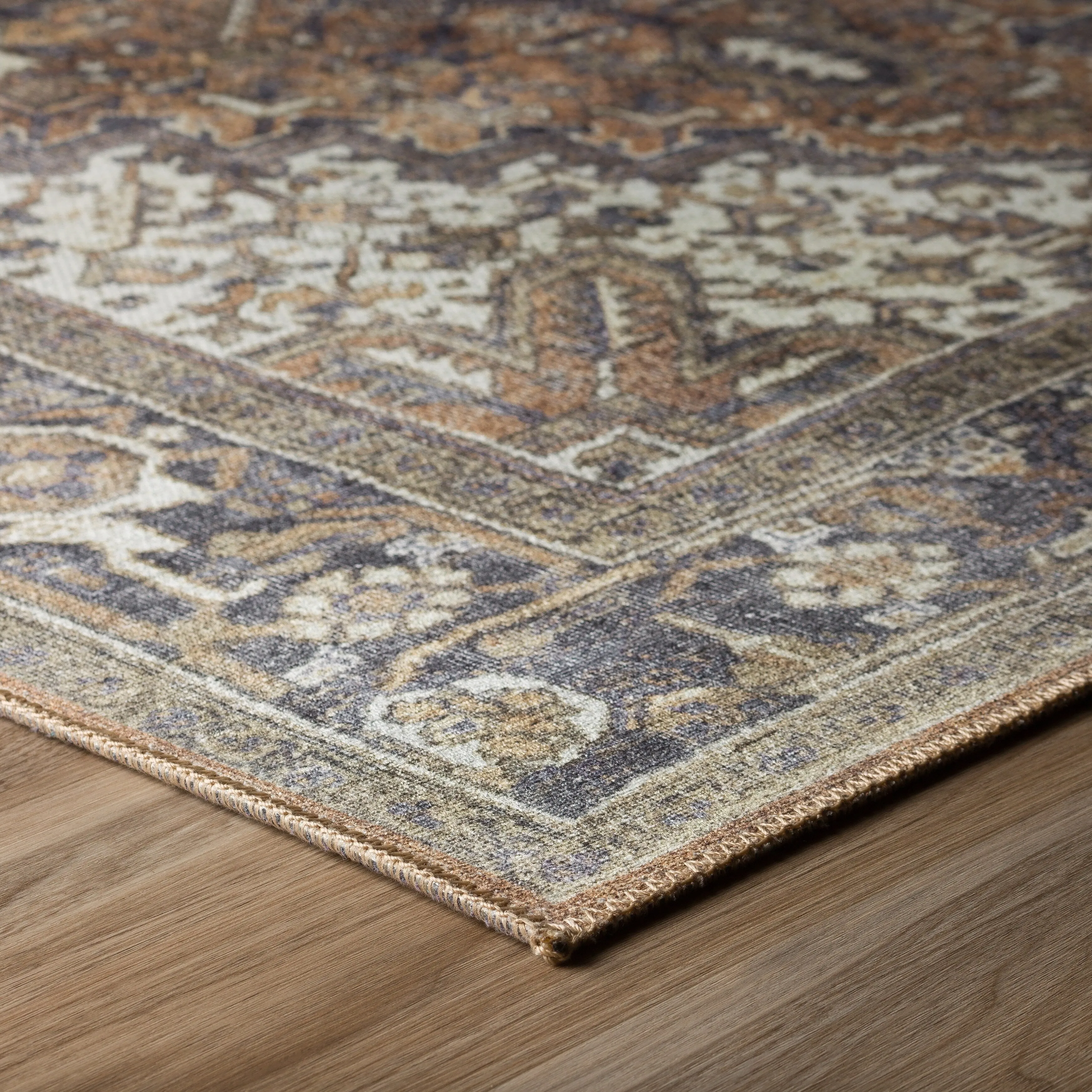 Addison Kensington Vintage Persian Non-Skid Rug