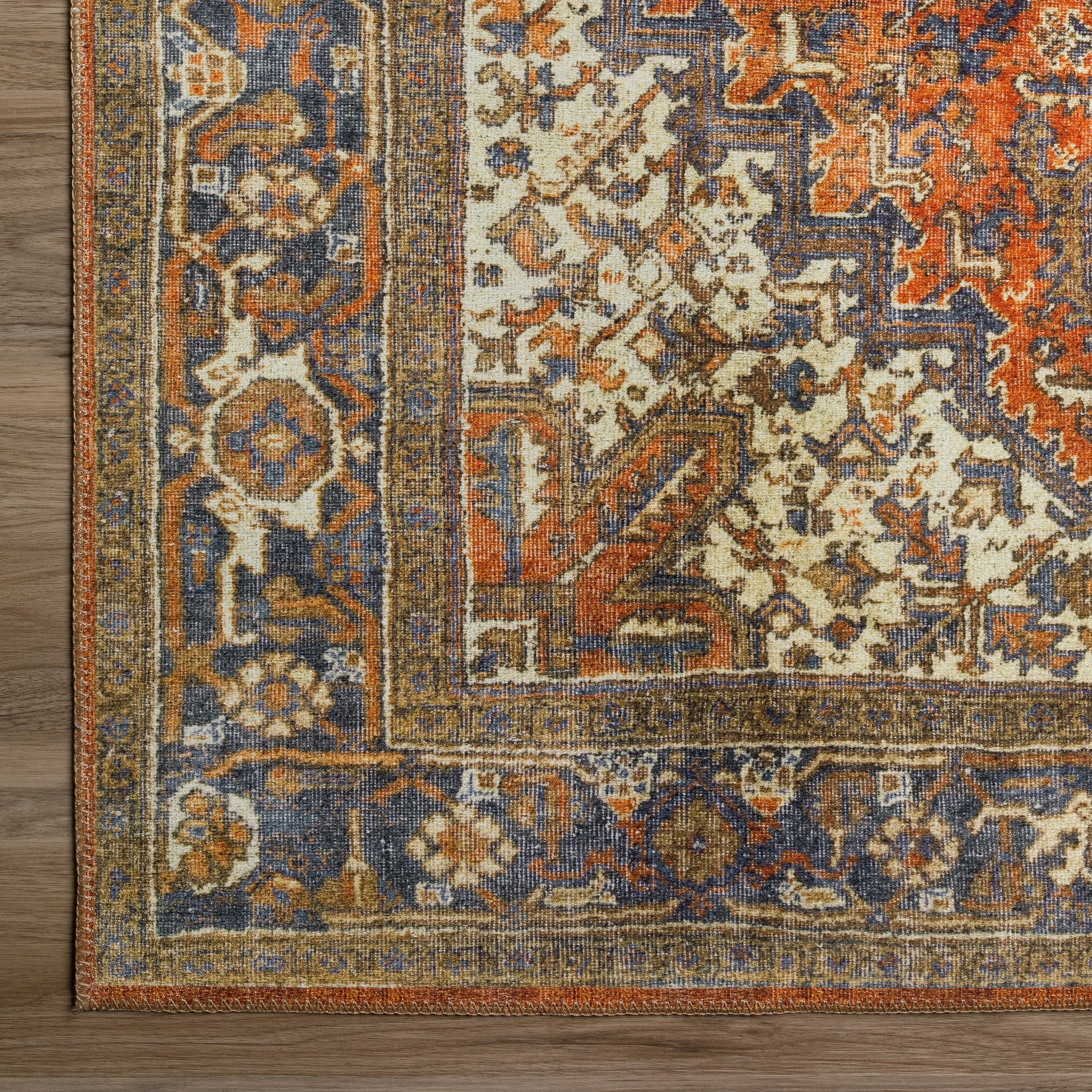 Addison Kensington Vintage Persian Non-Skid Rug