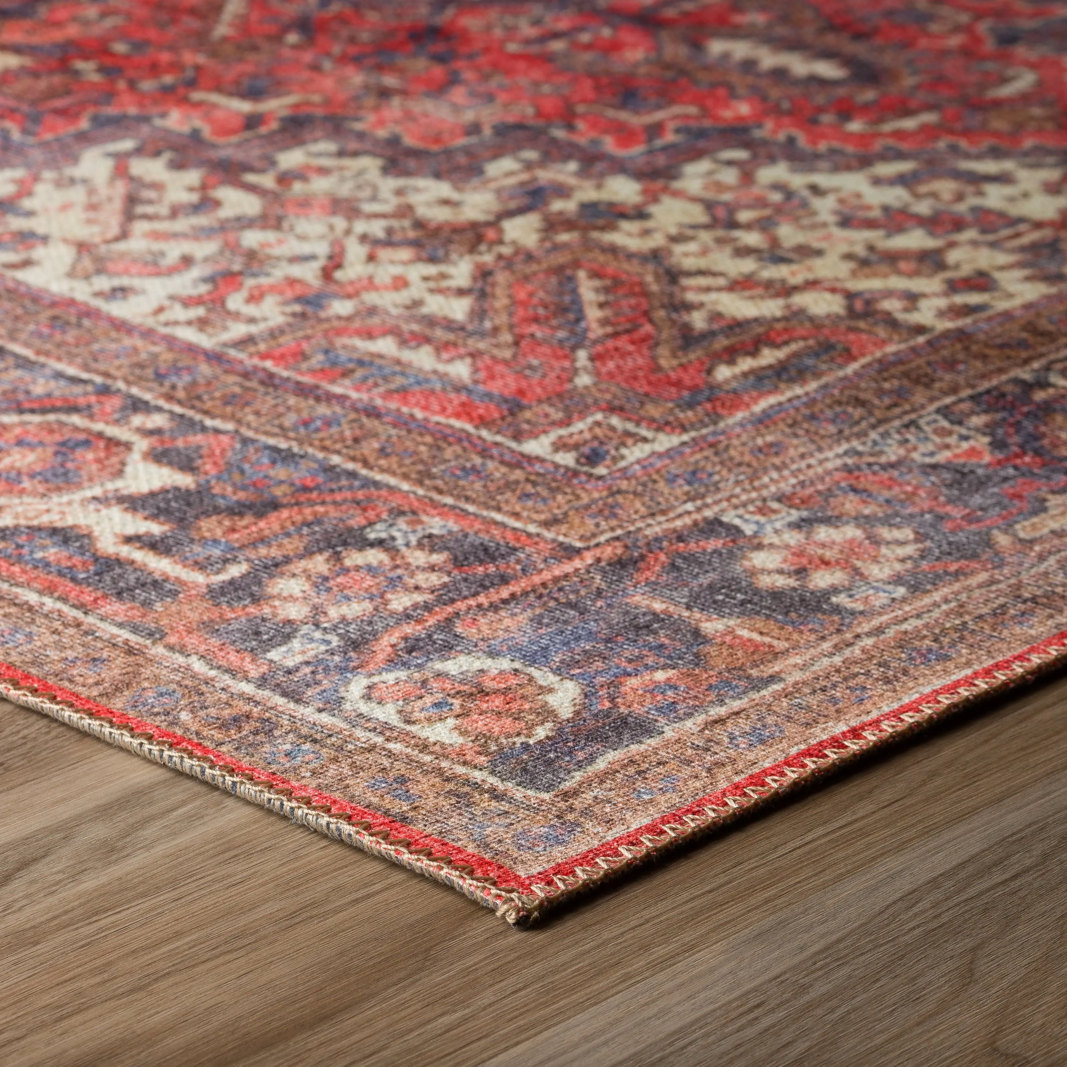 Addison Kensington Vintage Persian Non-Skid Rug