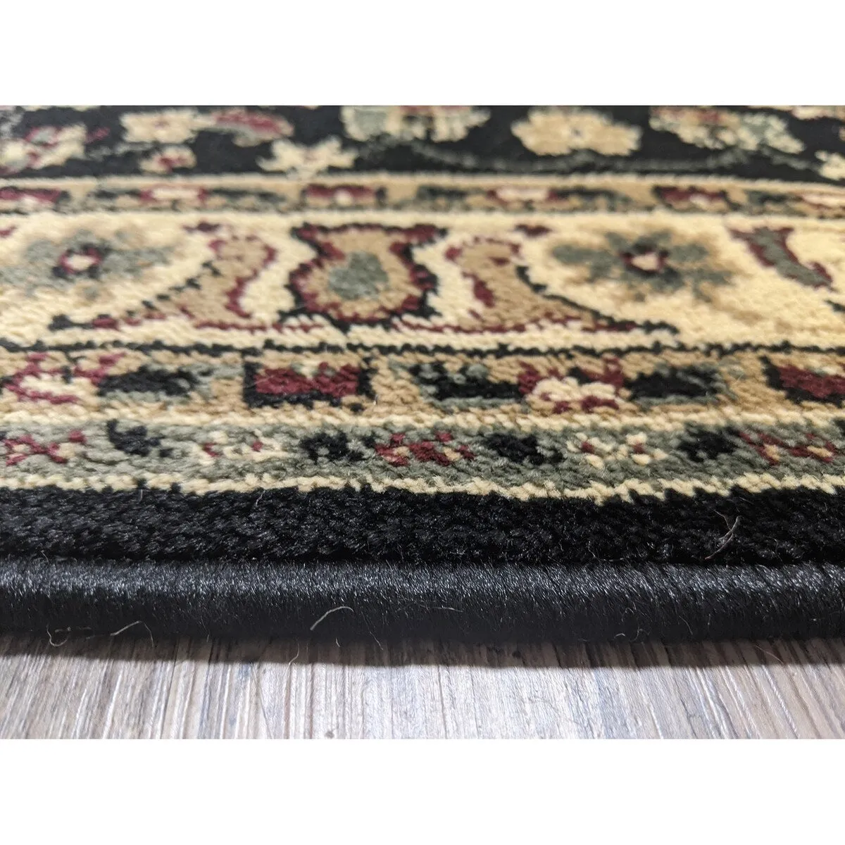 Admire Home Living Caroline Traditional Floral Sarouk Pattern Area Rug