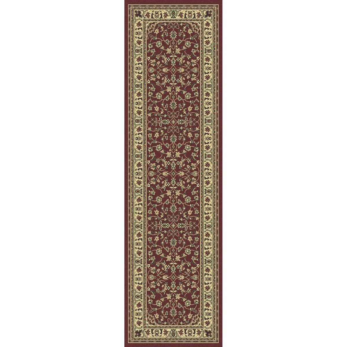 Admire Home Living Caroline Traditional Floral Sarouk Pattern Area Rug