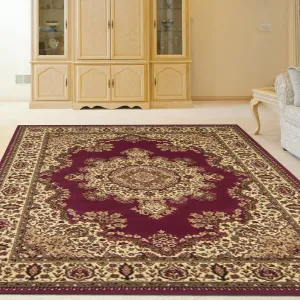 Admire Home Living Caroline Traditional Medallion Area Rug