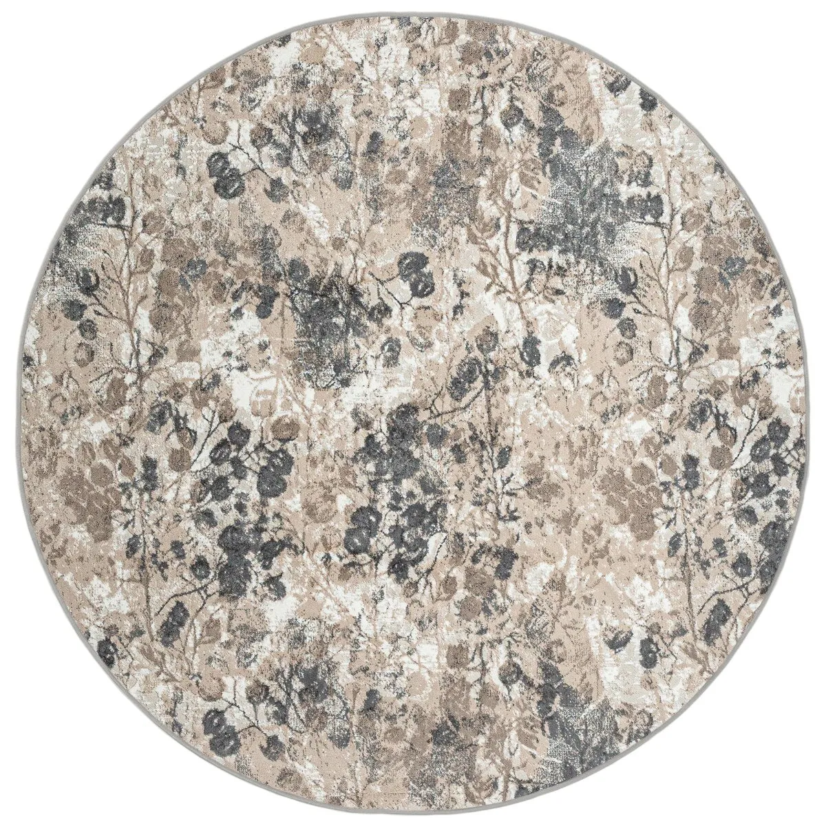 Admire Home Living Lucio 1242 Transitional Floral Area Rug