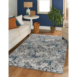 Admire Home Living Lucio 1242 Transitional Floral Area Rug