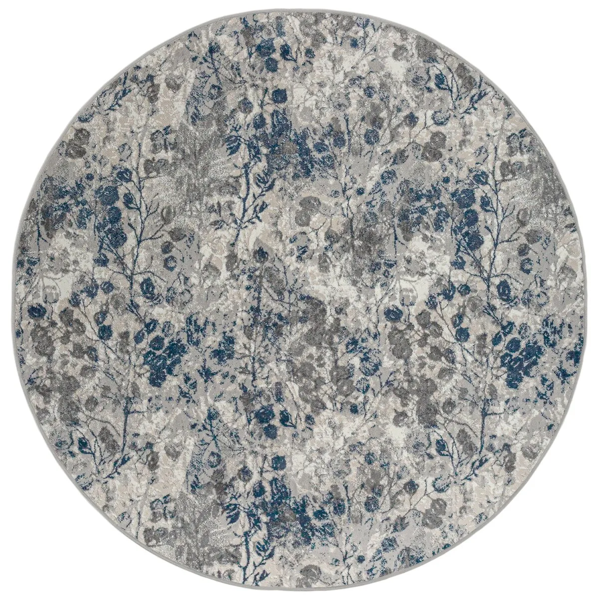Admire Home Living Lucio 1242 Transitional Floral Area Rug