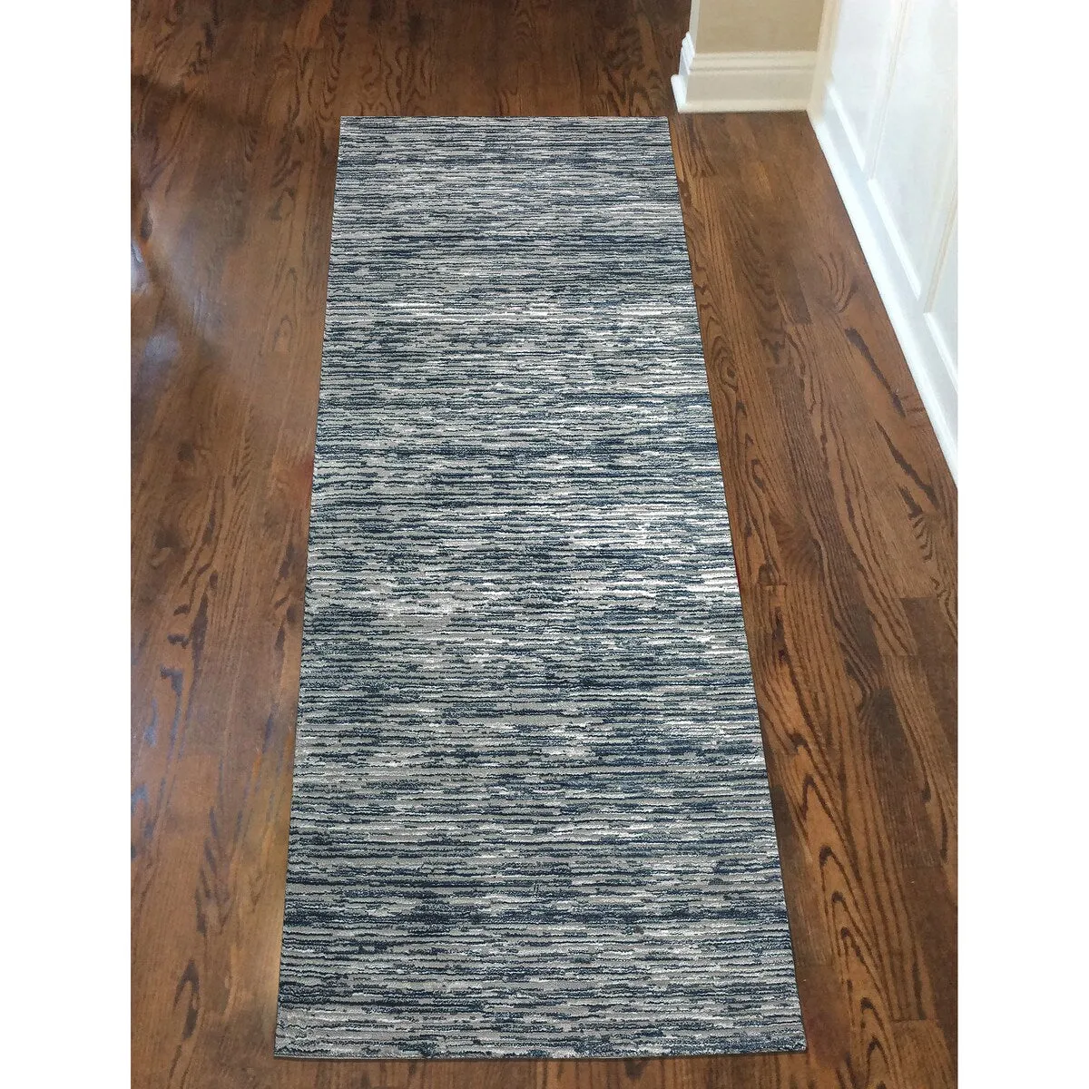 Admire Home Living Sognatore 1228 Transitional Striated Area Rug