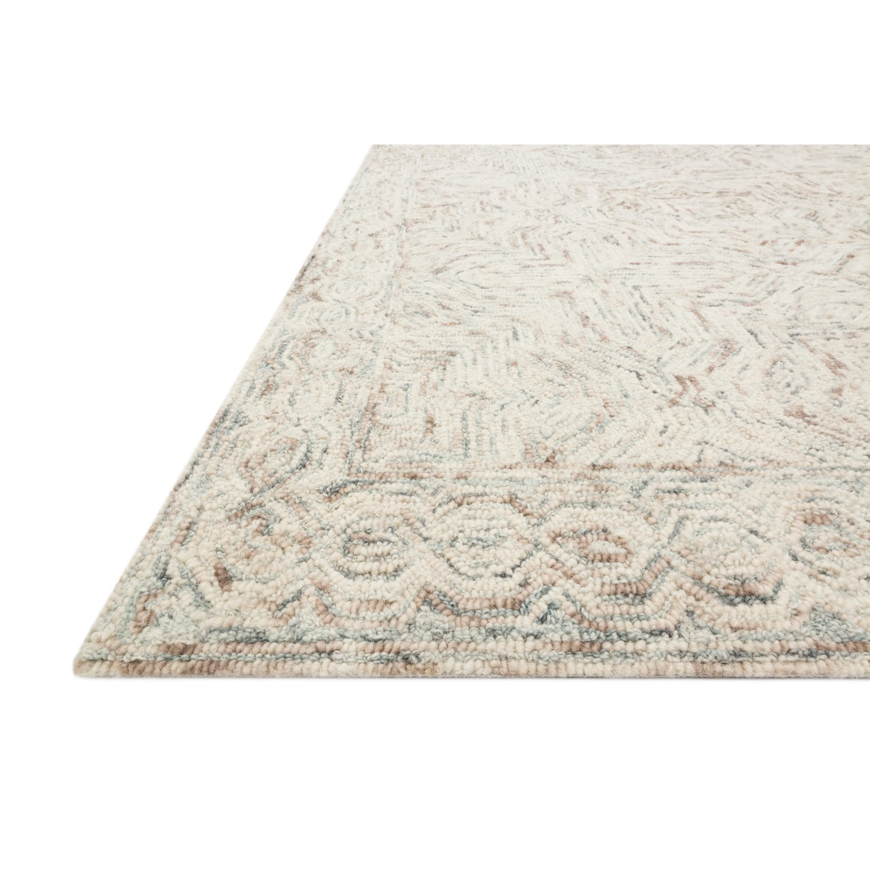Alexander Home Aspen Neutral Hand-tufted Contemporary Wool Rug