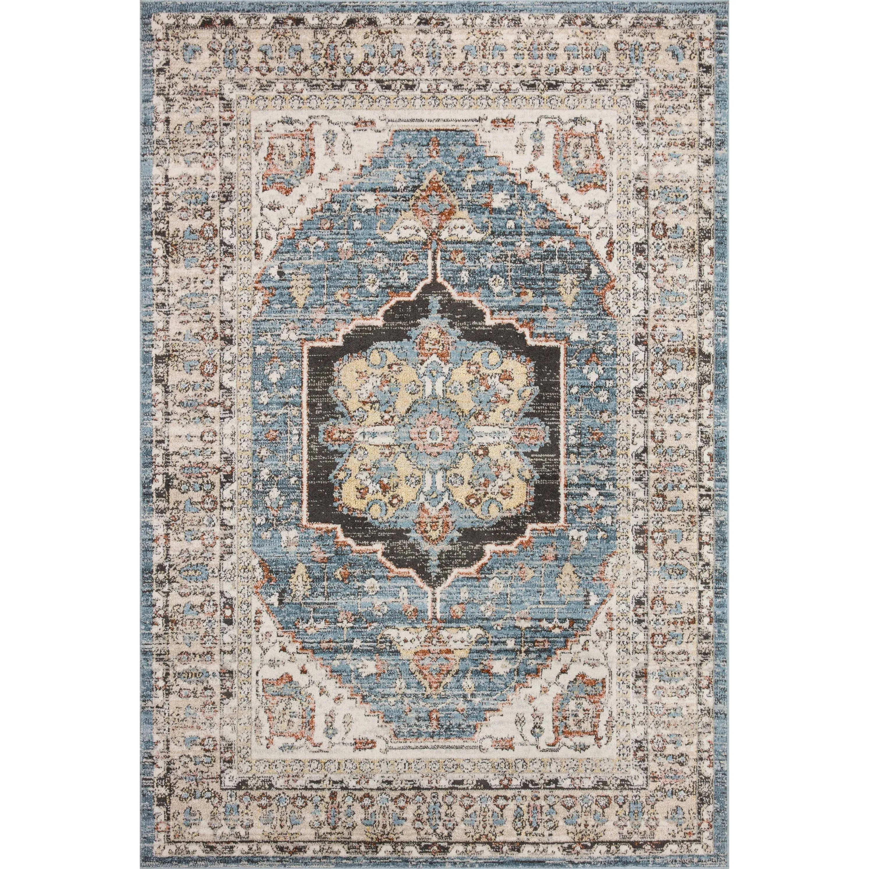 Alexander Home Colette Vintage Medallion Area Rug