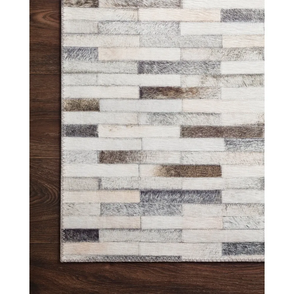 Alexander Home Davide Printed Faux Cowhide Area Rug