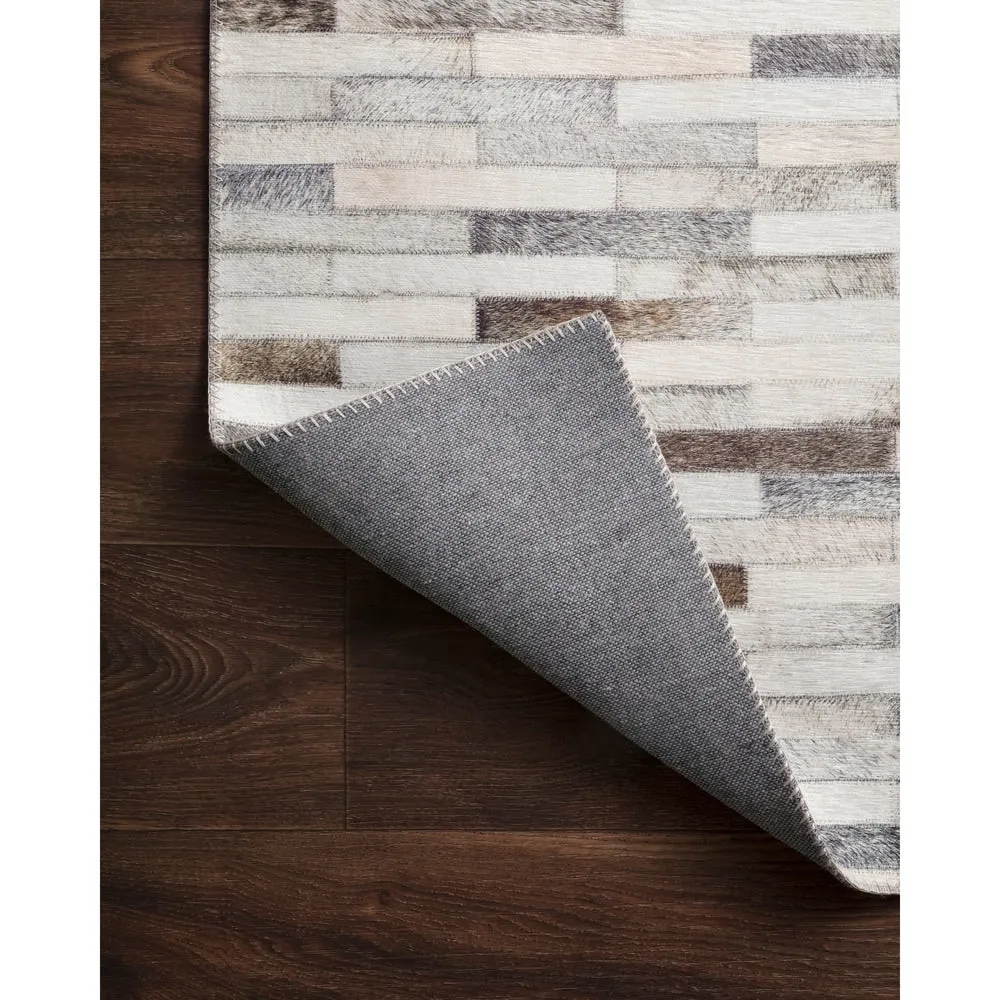 Alexander Home Davide Printed Faux Cowhide Area Rug