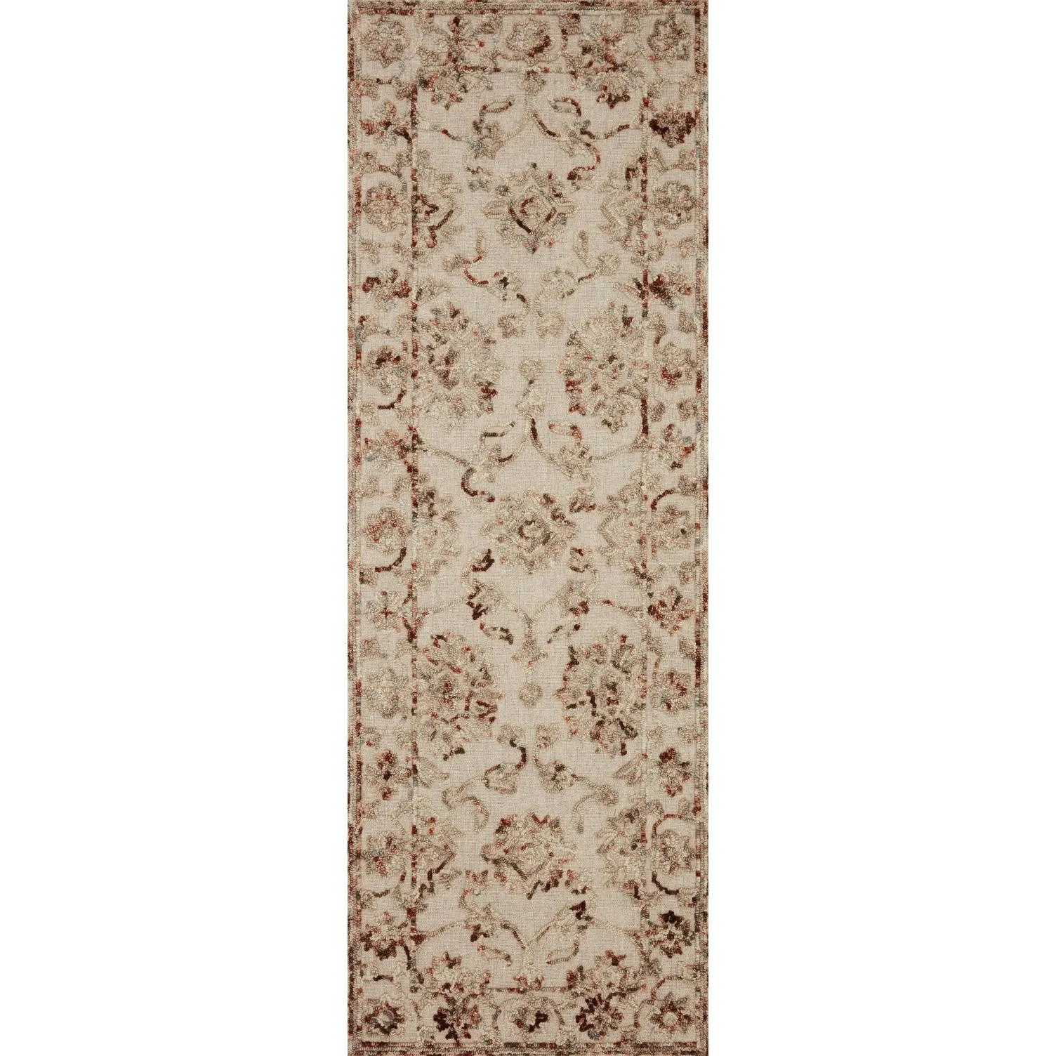 Alexander Home Diana Botanical 100% Wool Hooked Area Rug