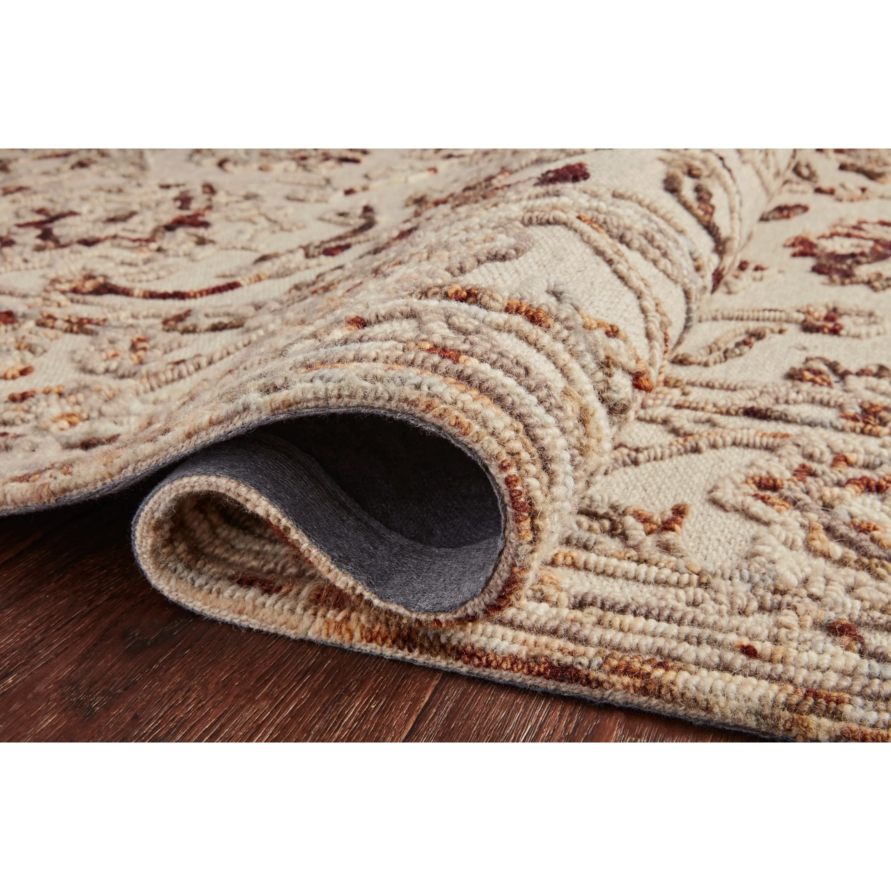 Alexander Home Diana Botanical 100% Wool Hooked Area Rug