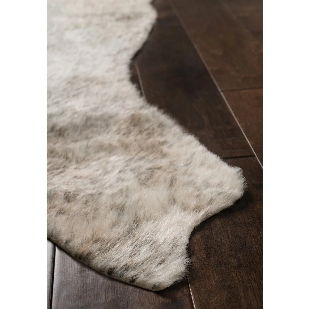 Alexander Home Faux Cowhide Area Rug