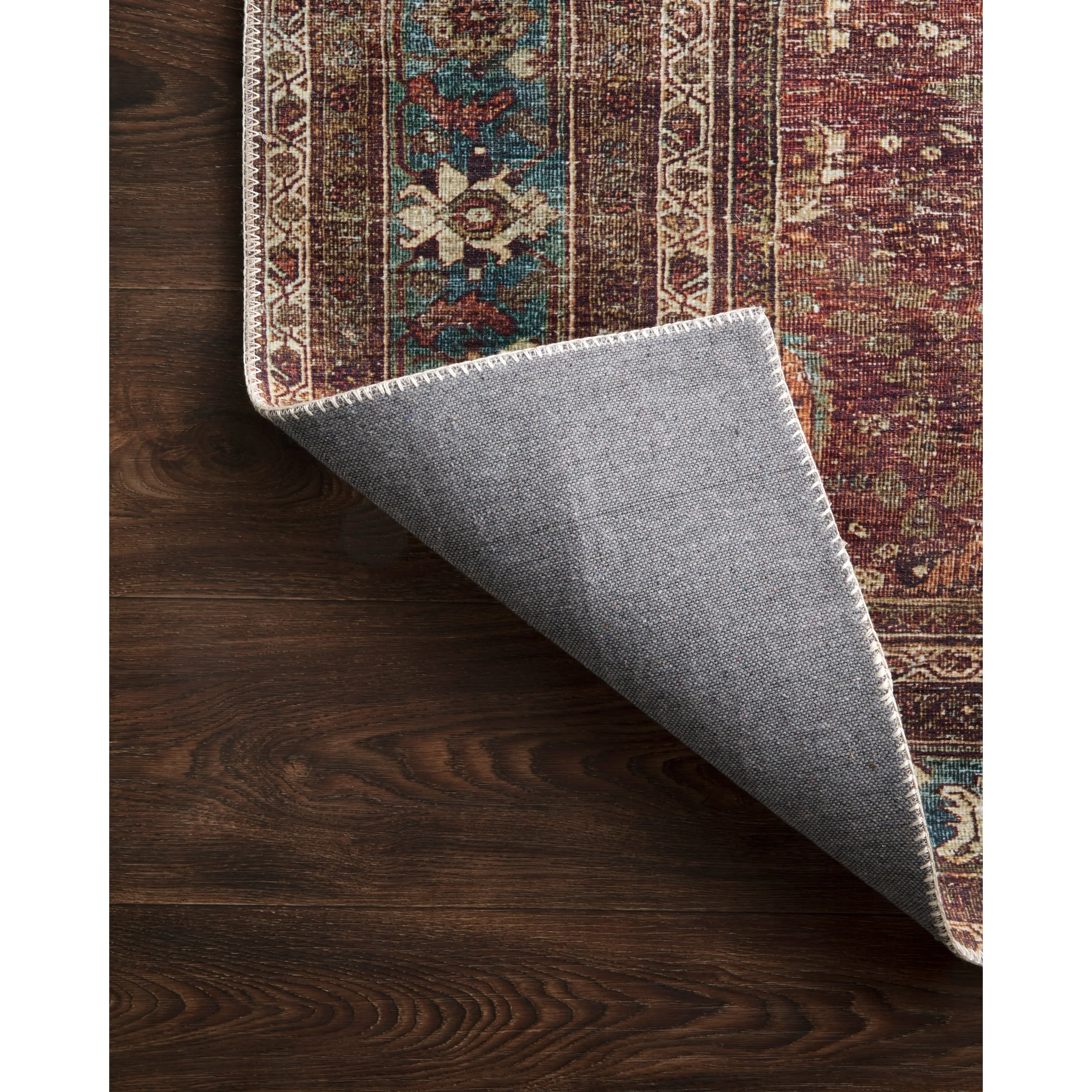 Alexander Home Isabelle Traditional Vintage Border Printed Area Rug