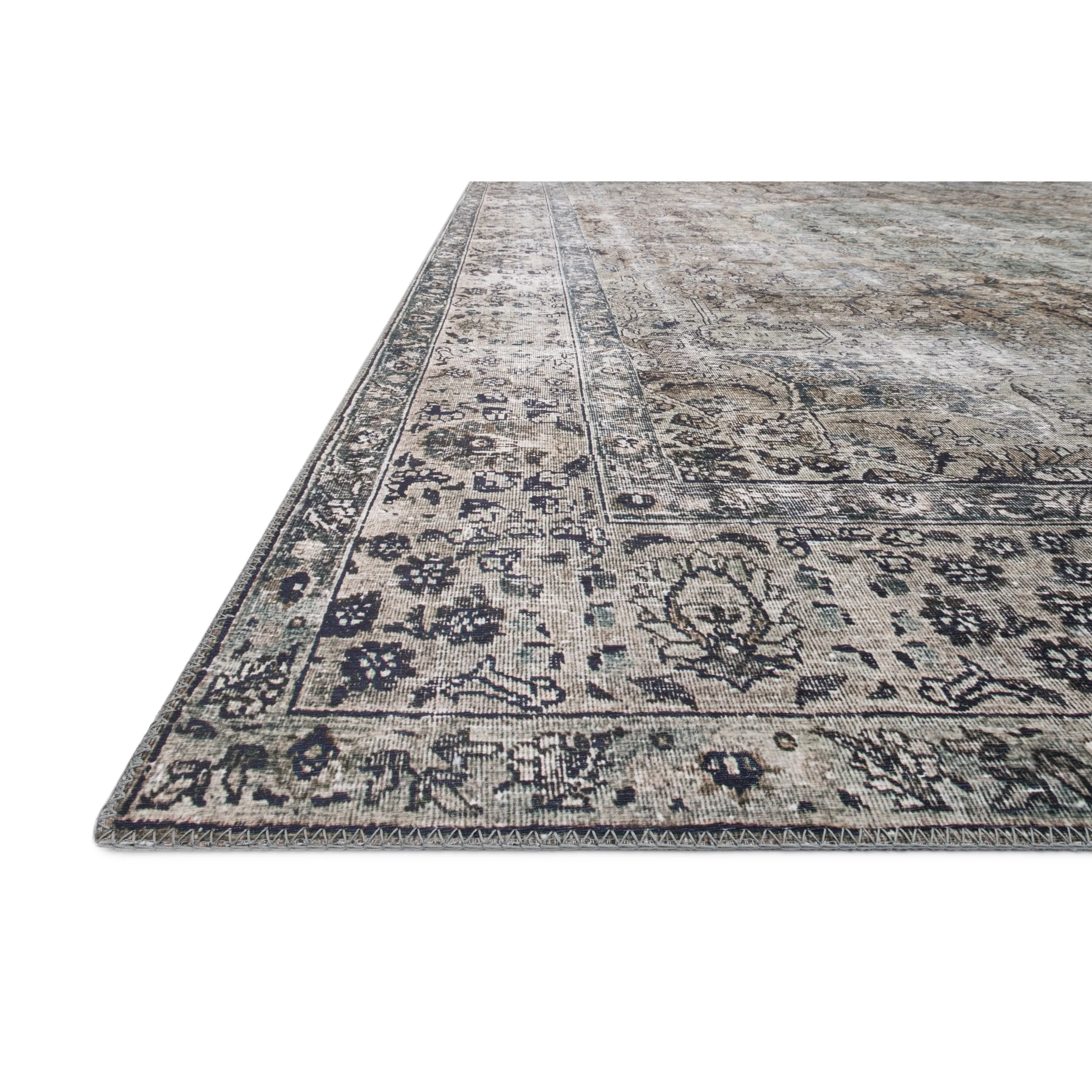 Alexander Home Isabelle Traditional Vintage Border Printed Area Rug