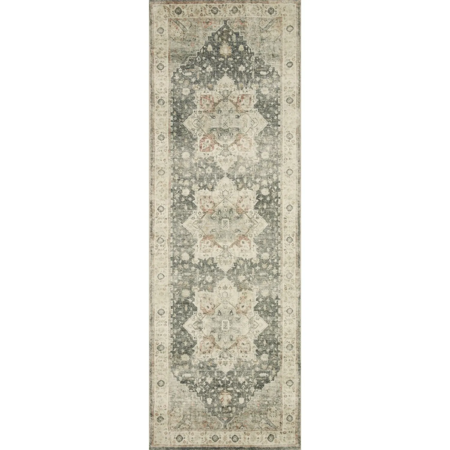 Alexander Home Juliet Vintage Ultra-Plush Medallion Area Rug