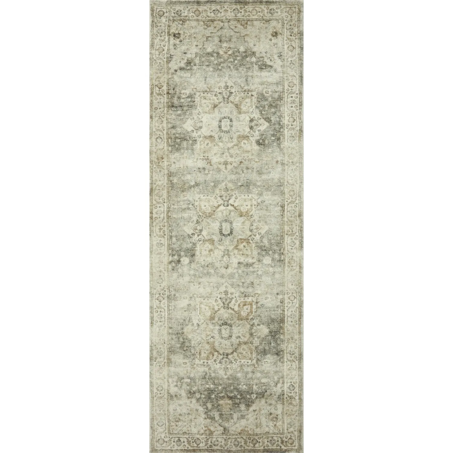 Alexander Home Juliet Vintage Ultra-Plush Medallion Area Rug