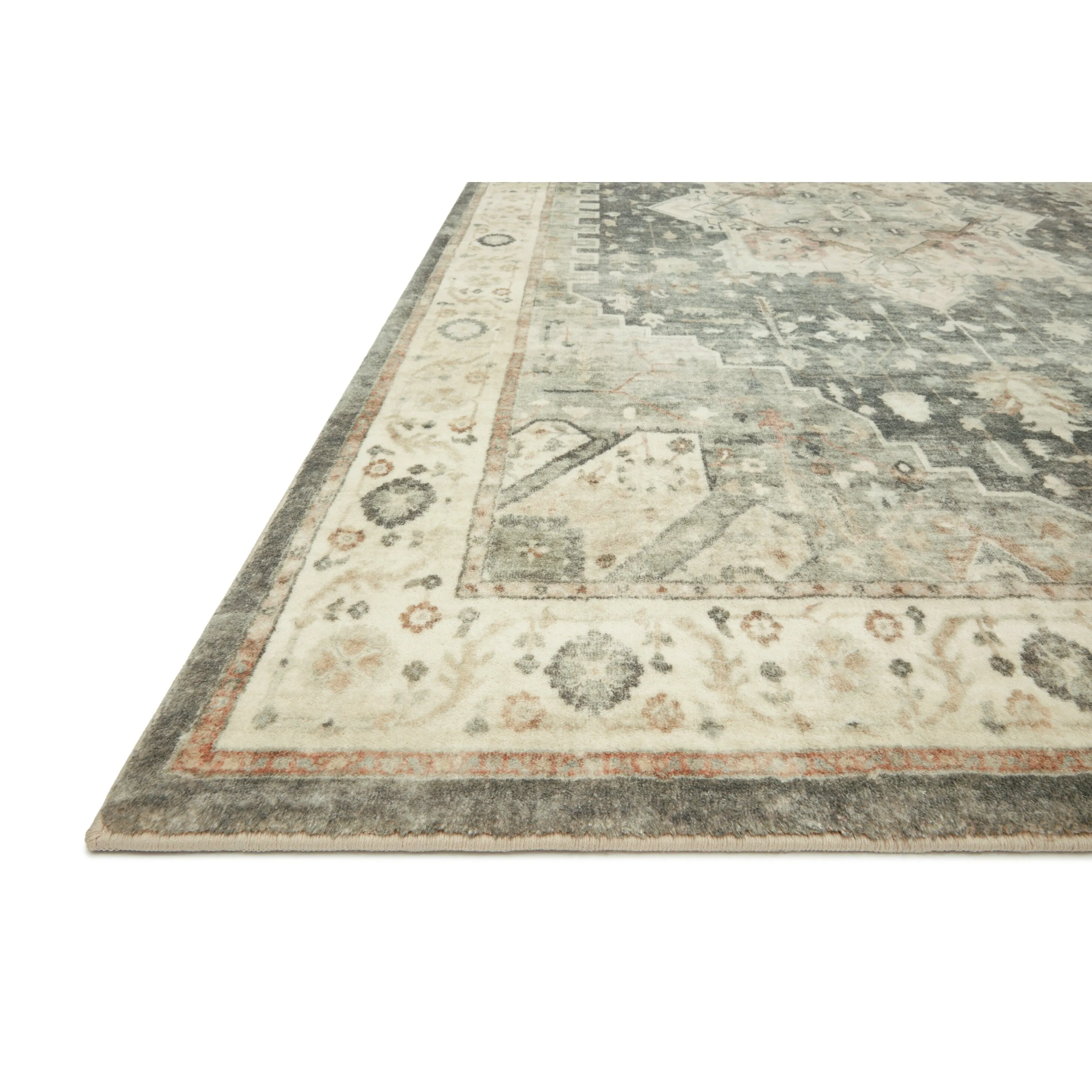 Alexander Home Juliet Vintage Ultra-Plush Medallion Area Rug