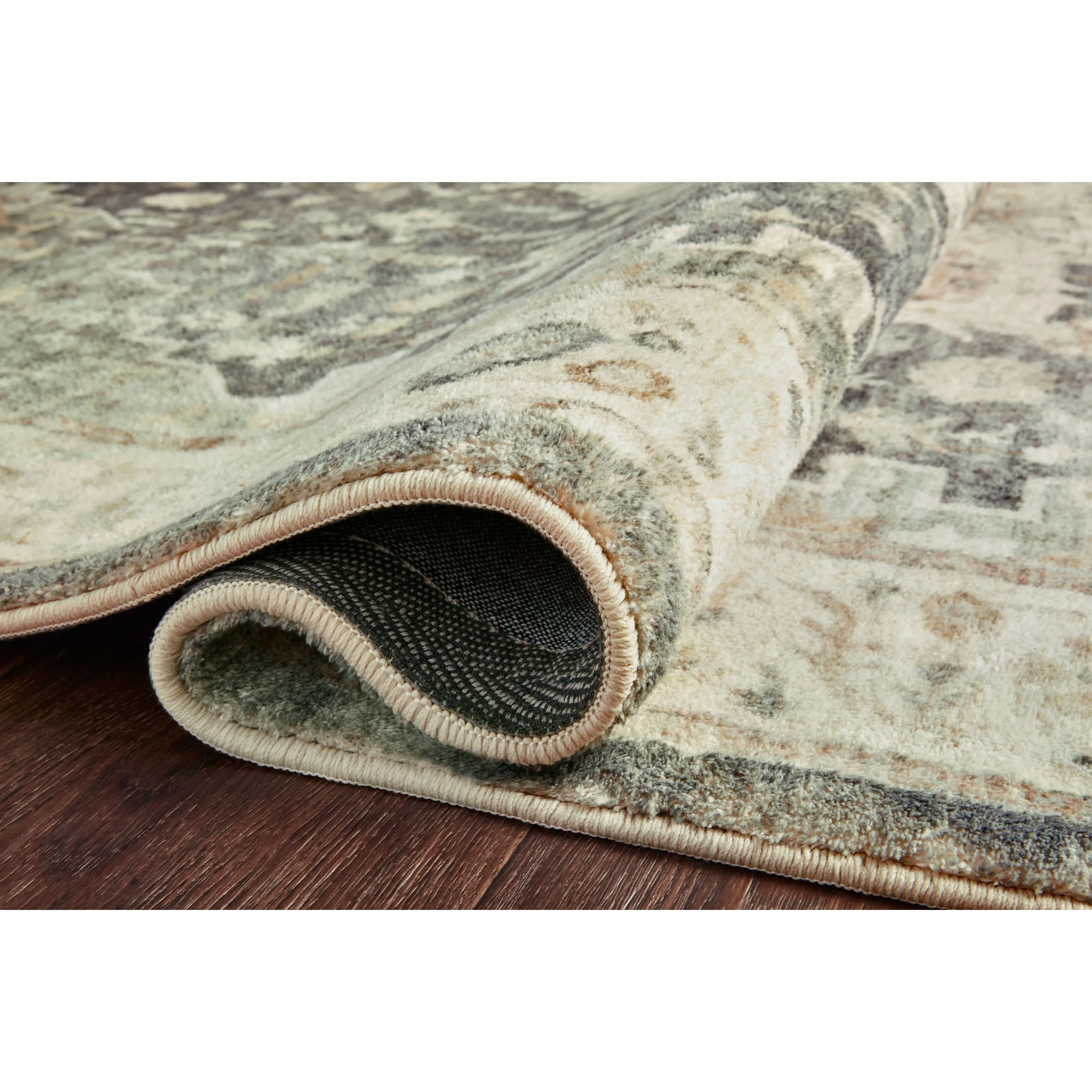 Alexander Home Juliet Vintage Ultra-Plush Medallion Area Rug