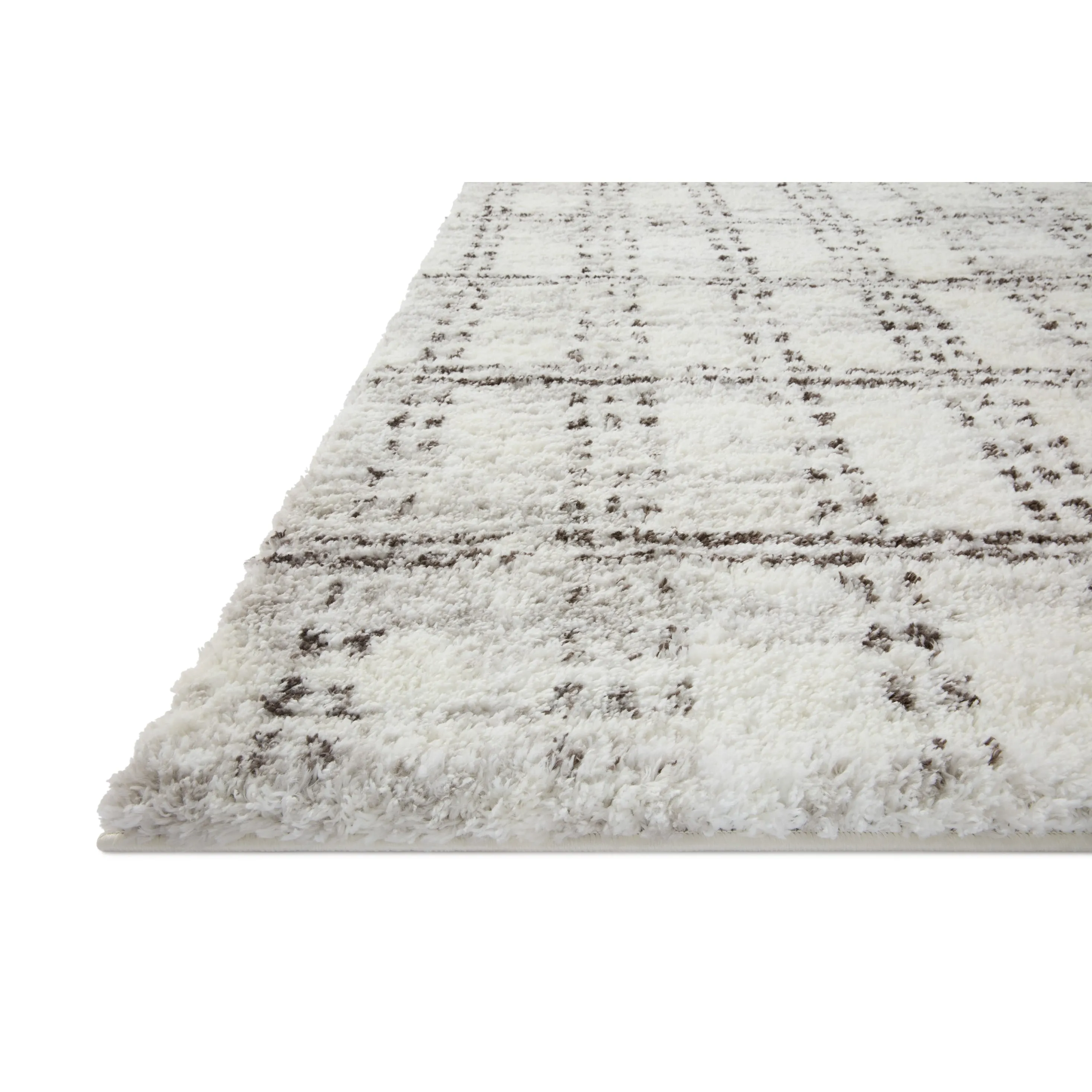 Alexander Home Kazi Modern Checkered Shag Area Rug