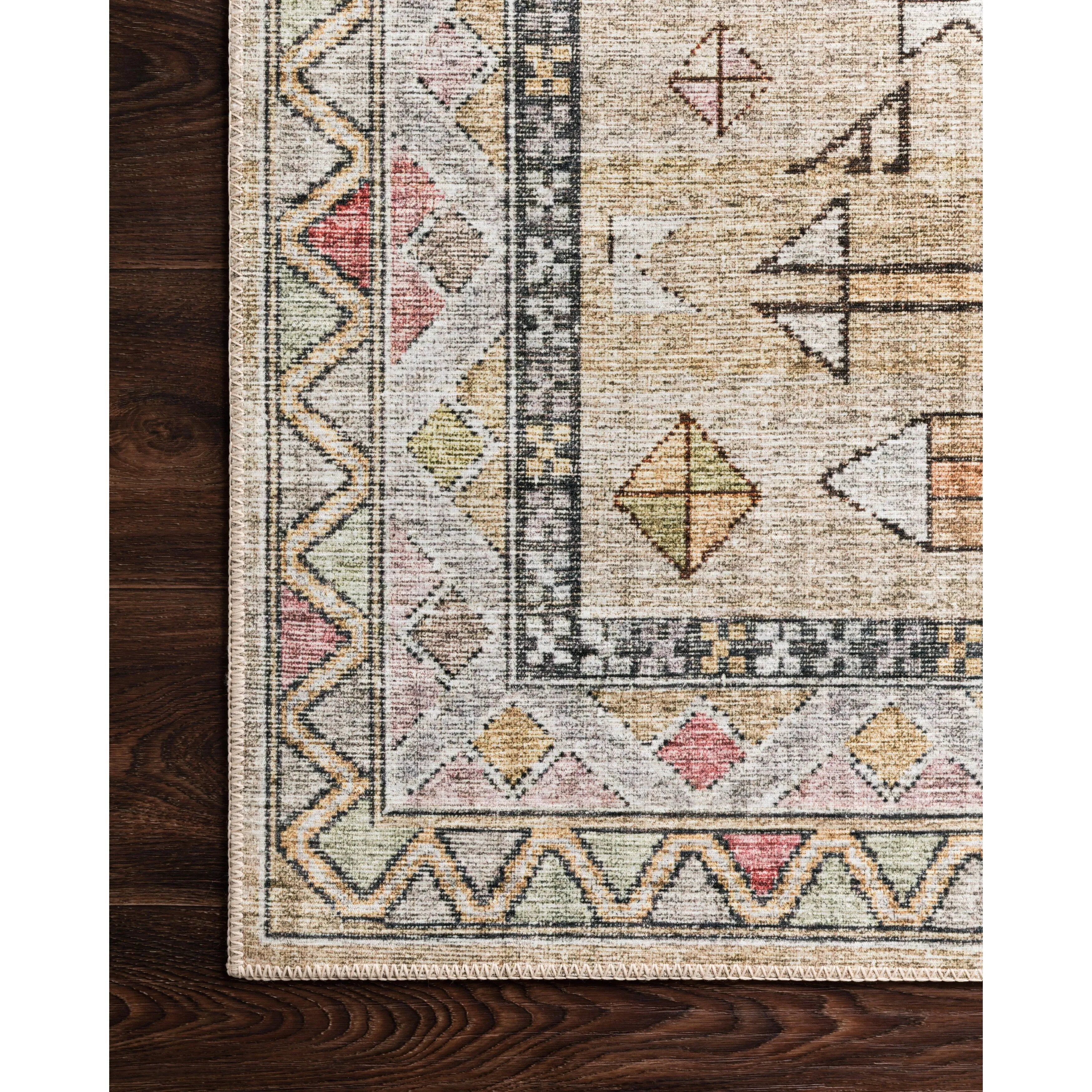 Alexander Home Leanne Aztec Distressed Printed Area Rug