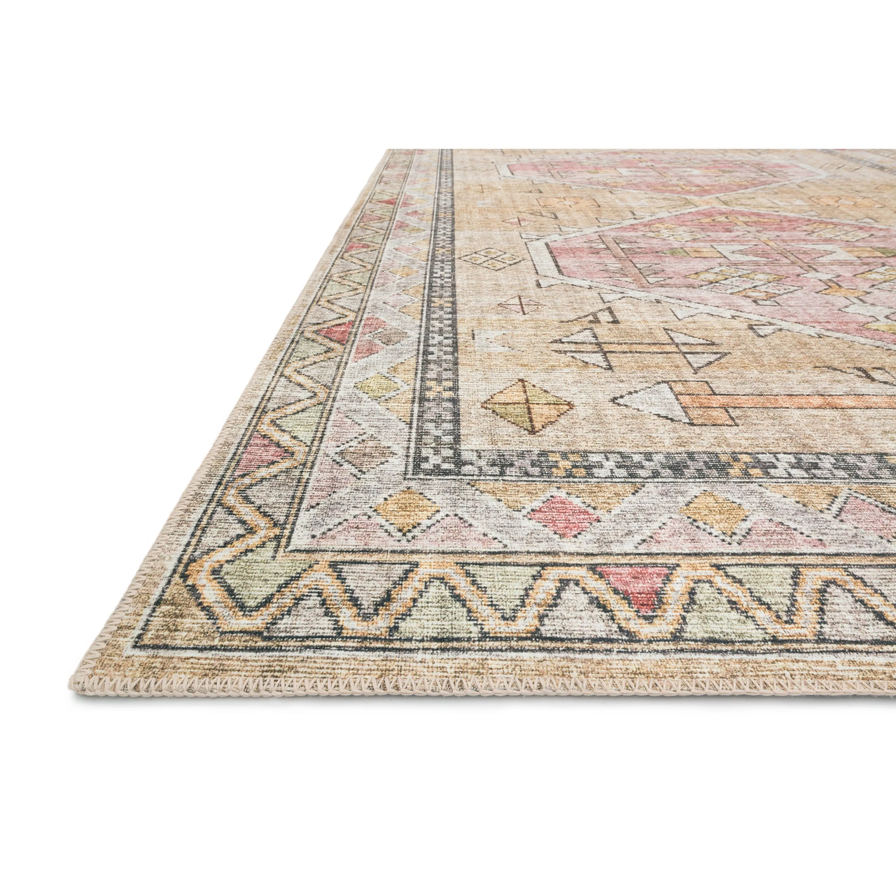 Alexander Home Leanne Aztec Distressed Printed Area Rug