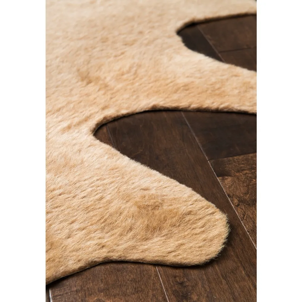 Alexander Home Yosemite Faux Cowhide Area Rug